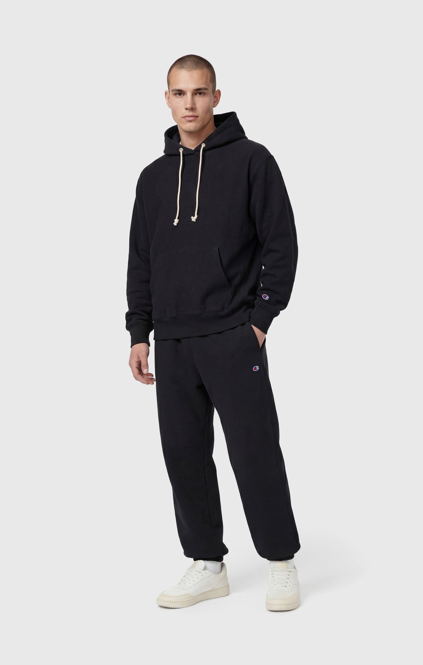 Men's Lightweight Hooded Sweatshirt Reverse Weave