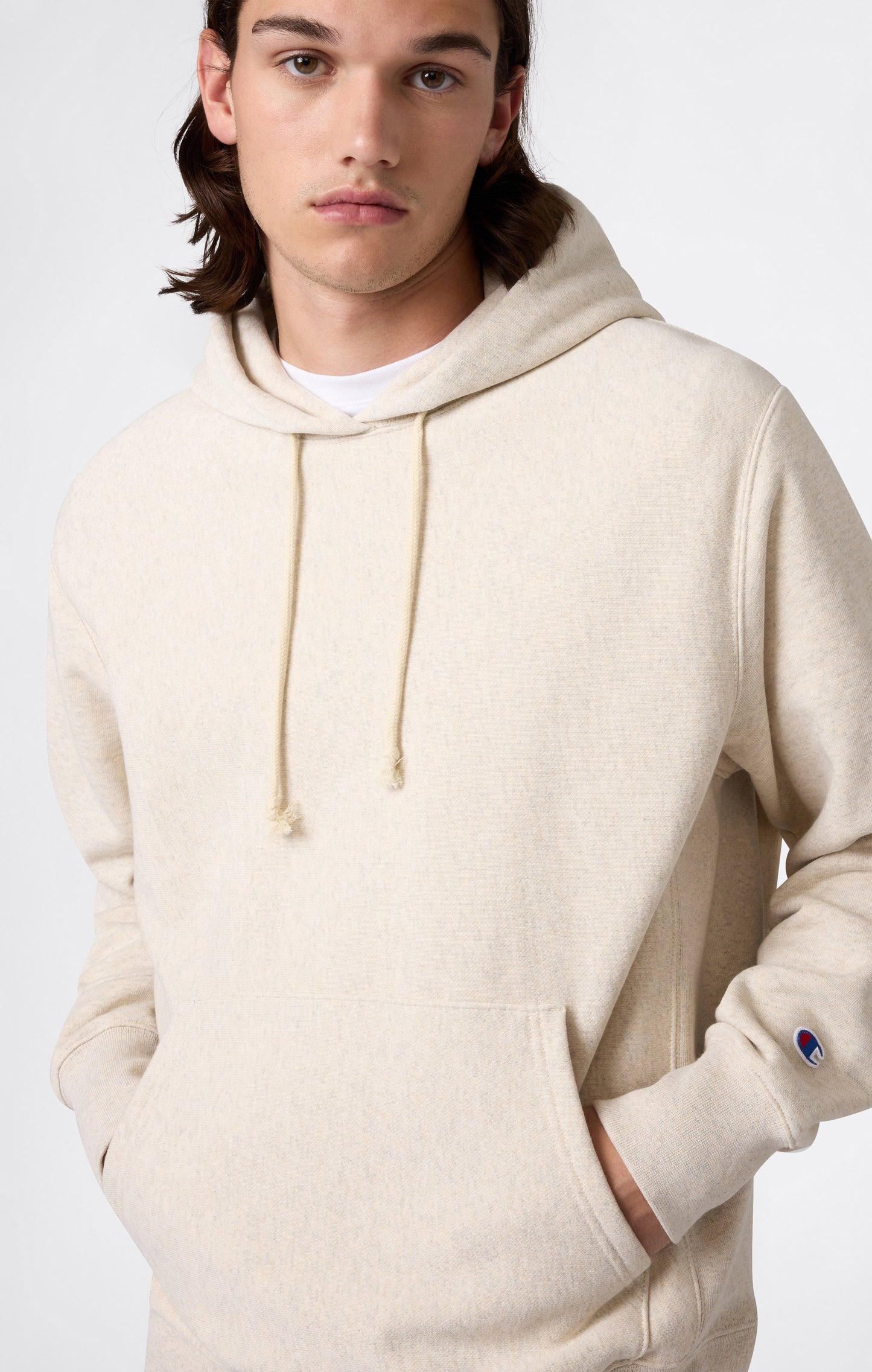 Men's Lightweight Hooded Sweatshirt Reverse Weave