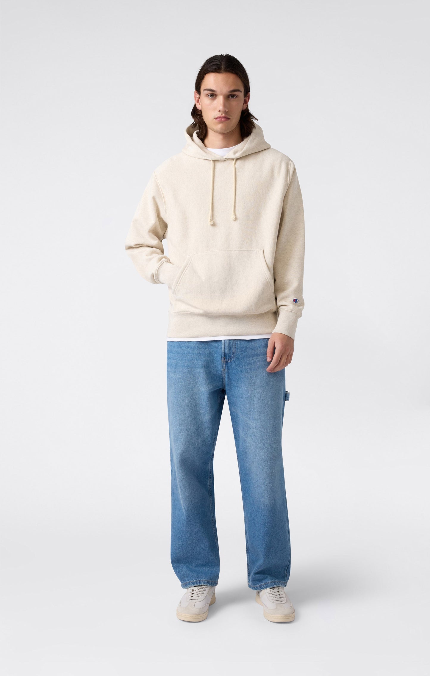Men's Lightweight Hooded Sweatshirt Reverse Weave