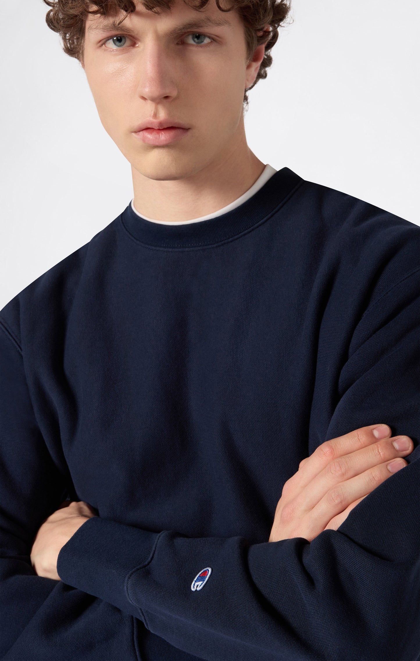 Men's Lightweight Crewneck Sweatshirt Reverse Weave