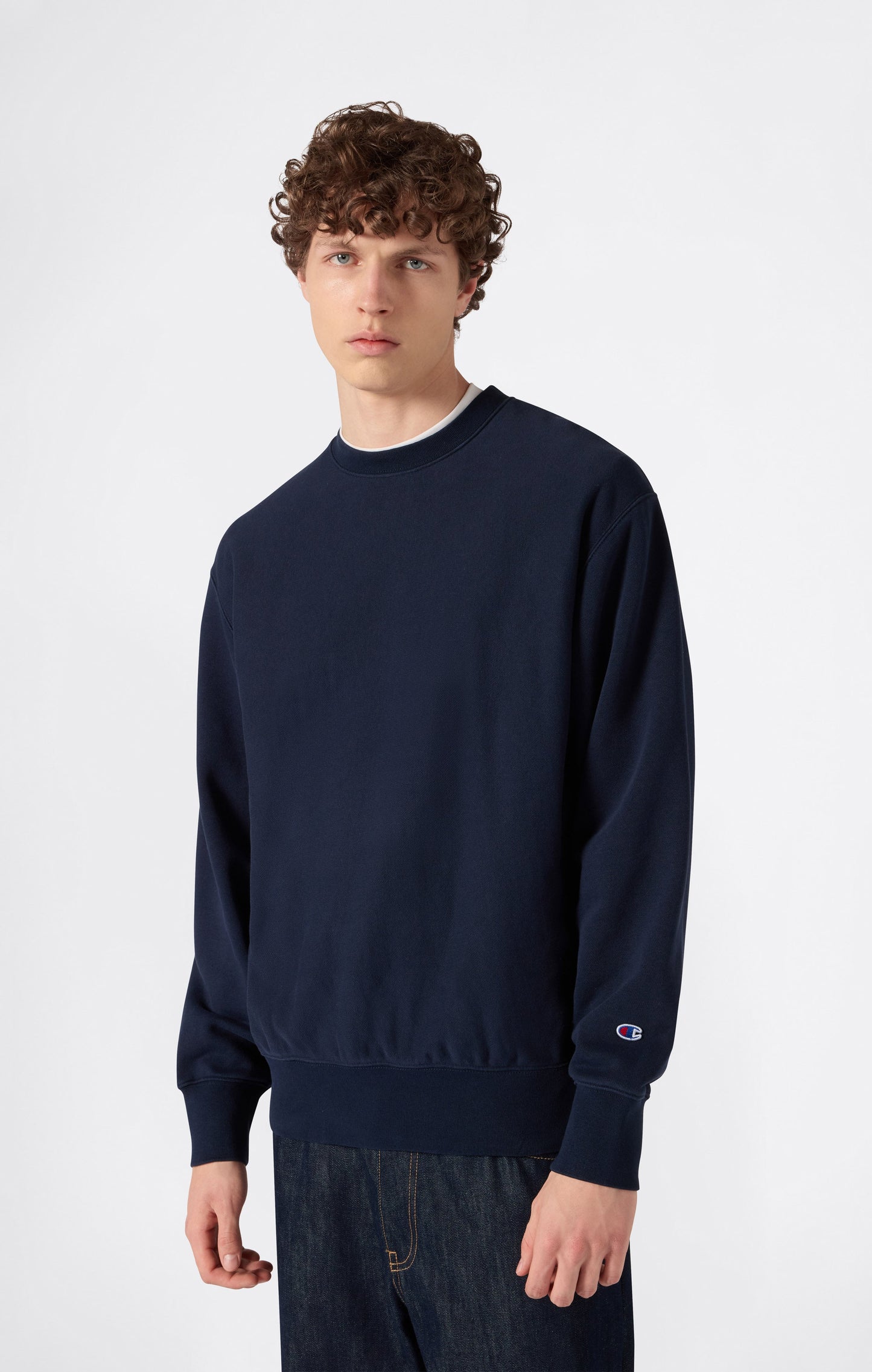 Men's Lightweight Crewneck Sweatshirt Reverse Weave