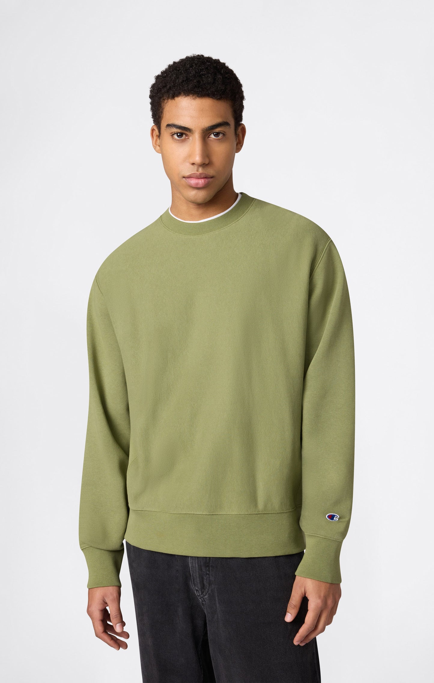 Men's Lightweight Crewneck Sweatshirt Reverse Weave