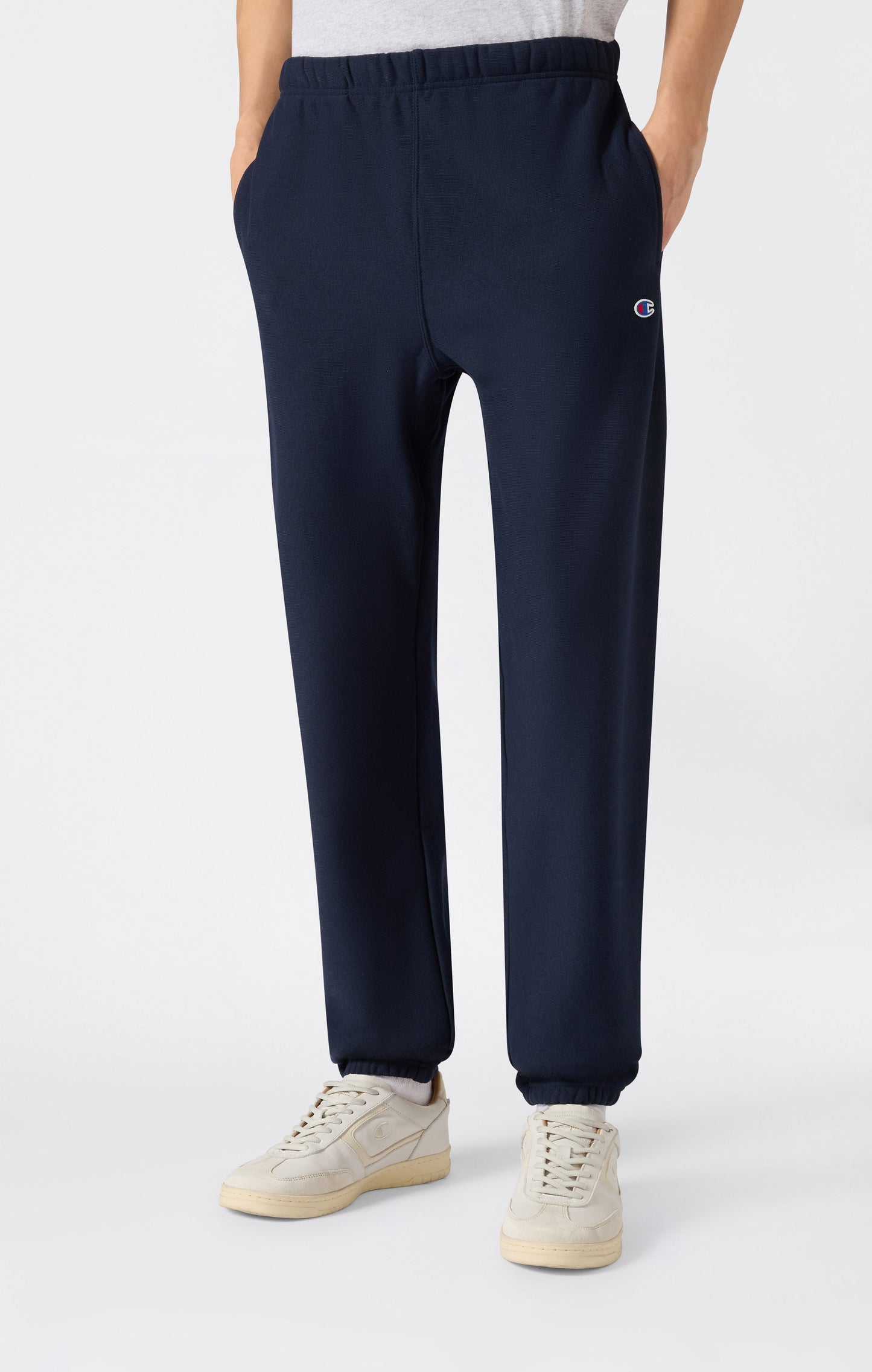 Men's Lightweight Jogger Pants with Elastic Cuff Reverse Weave
