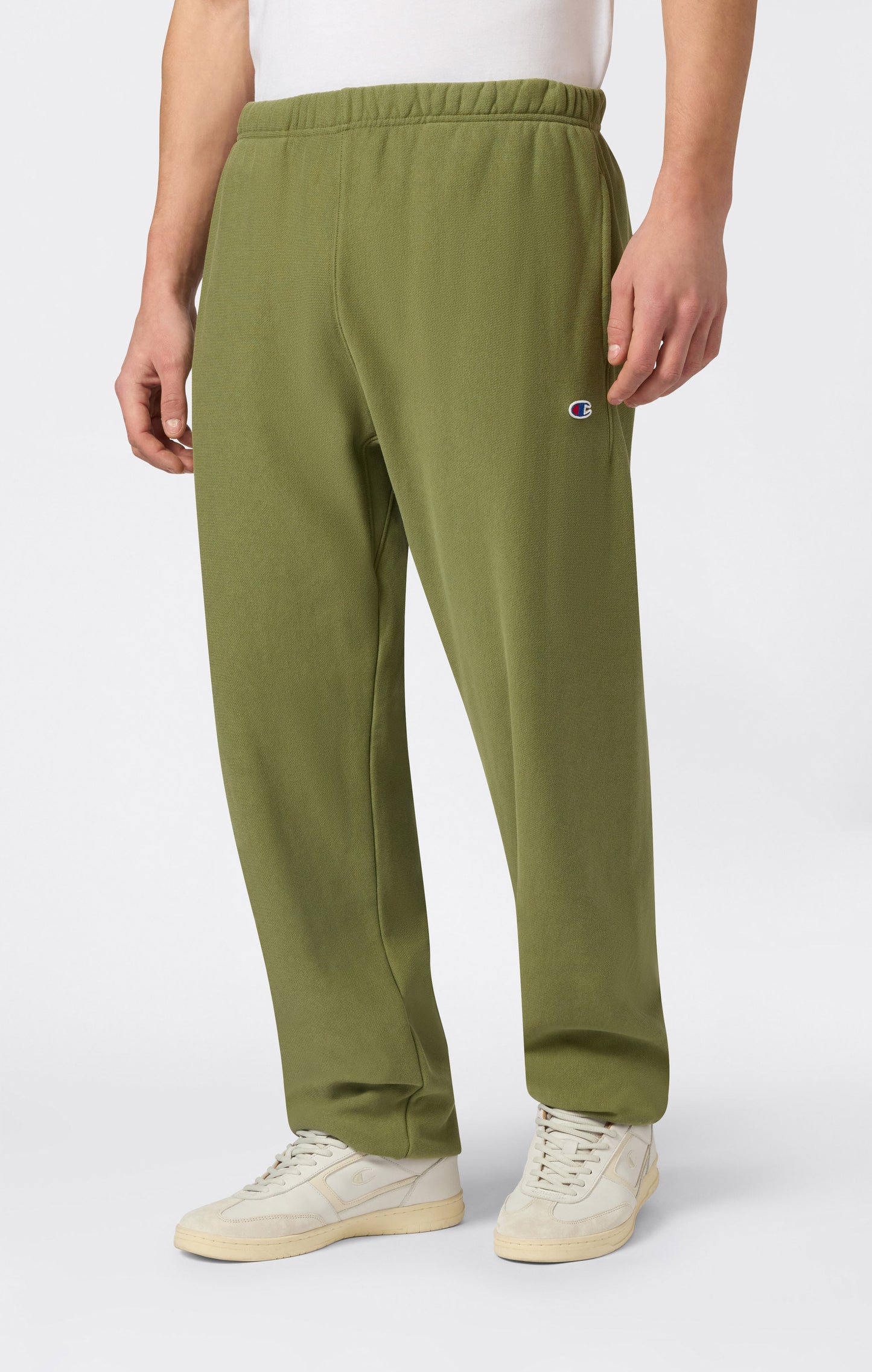 Men's Lightweight Jogger Pants with Elastic Cuff Reverse Weave