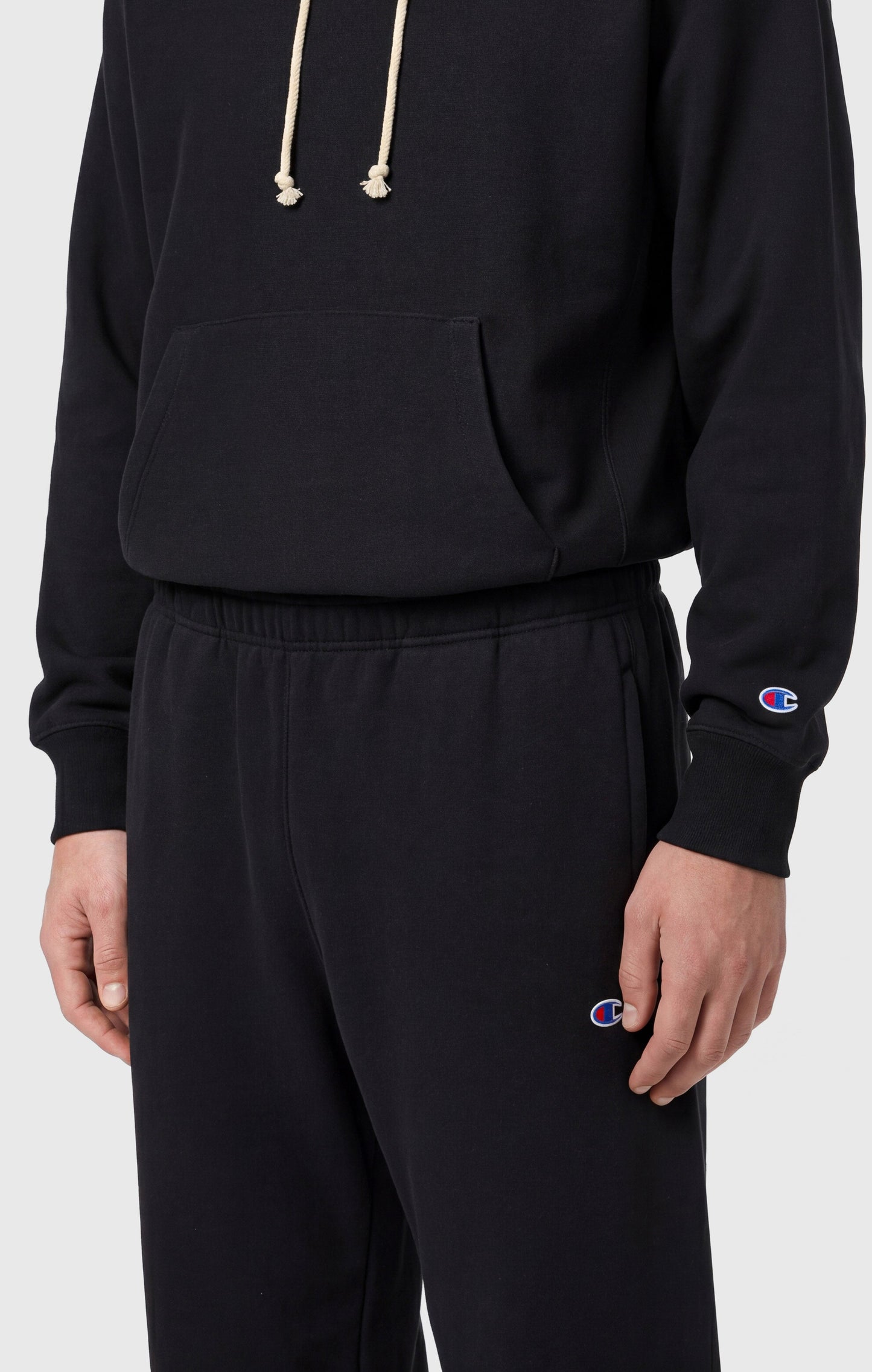 Men's Lightweight Jogger Pants with Elastic Cuff Reverse Weave
