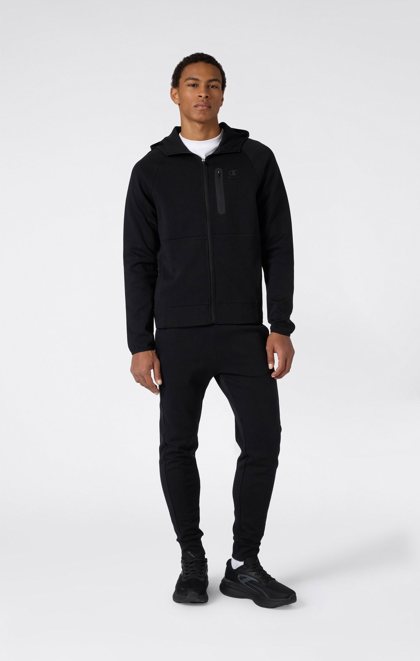 Men's Hooded Full Zip Suit C-Tech