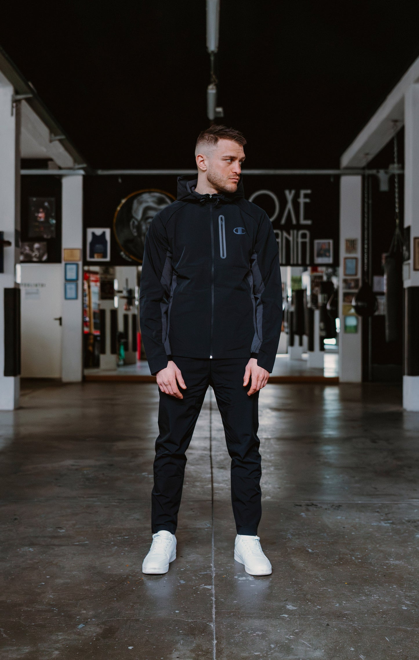 Men's Hooded Full Zip Suit C-Tech