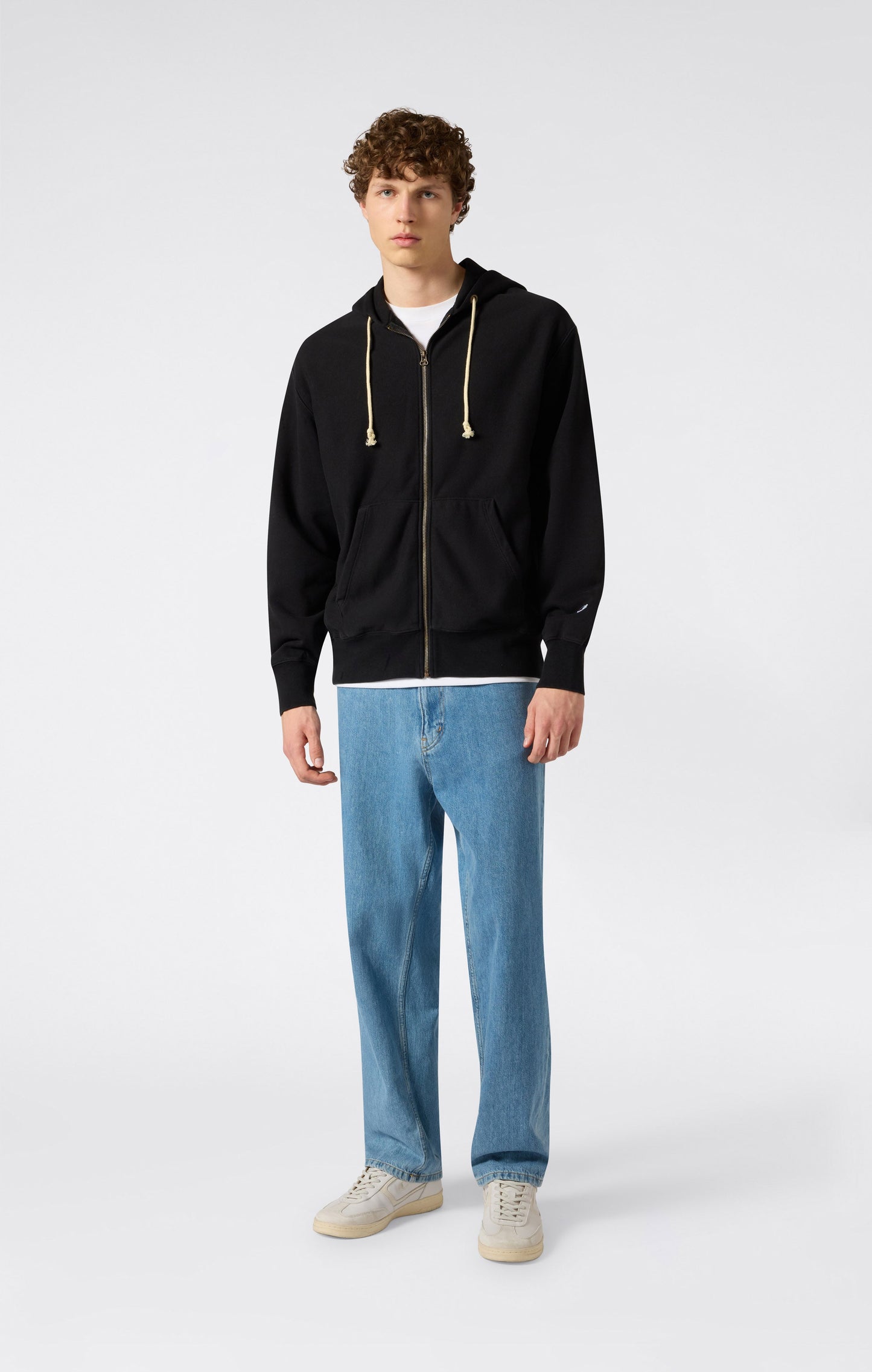 Men's Full Zip Hoodie Sweatshirt Reverse Weave
