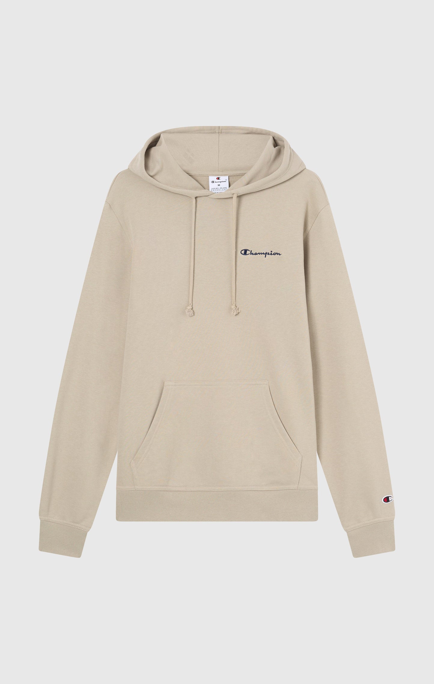 Men's Lightweight Hoodie with Small Embroidered Logo Icons