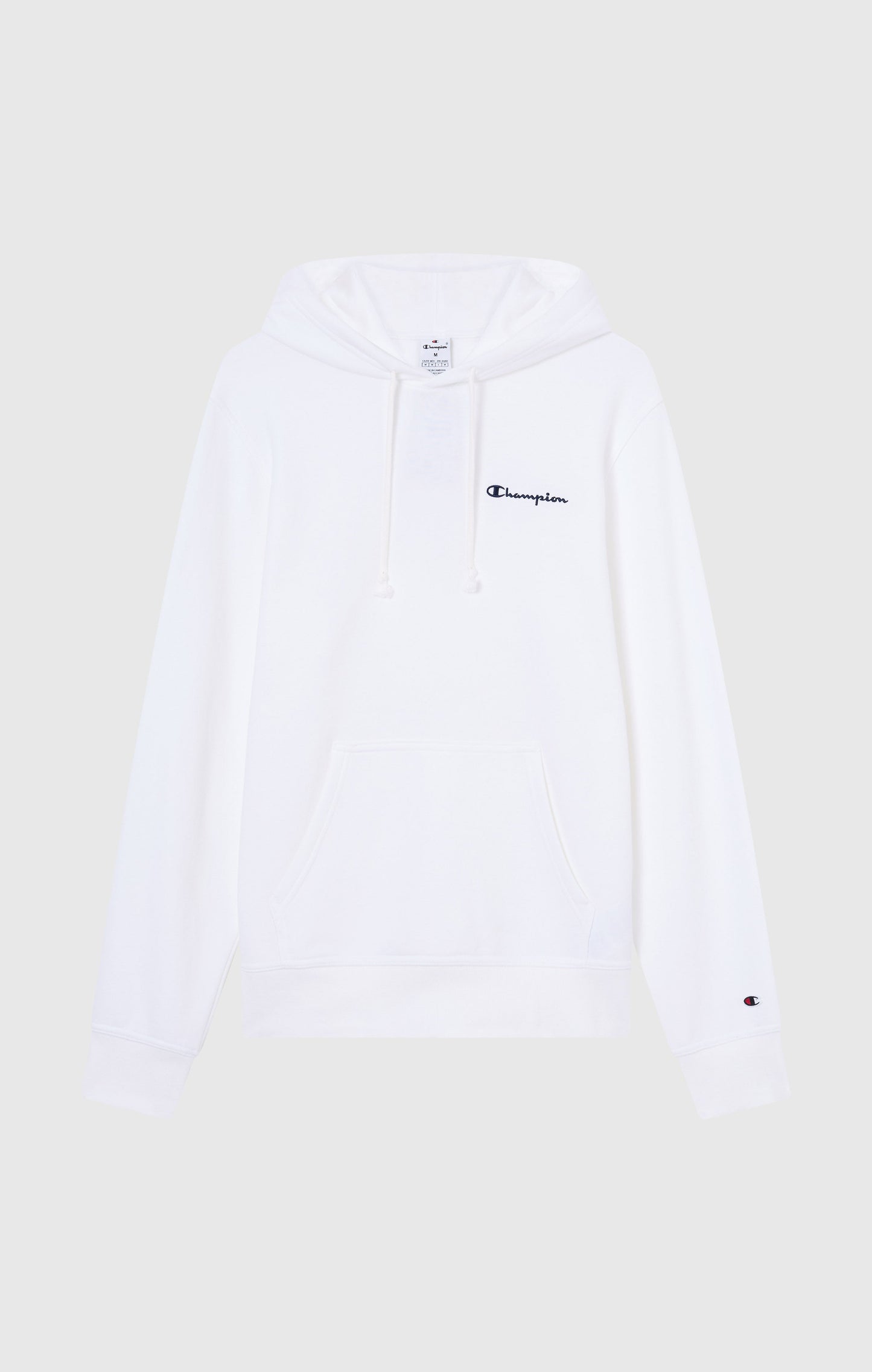 Men's Lightweight Hoodie with Small Embroidered Logo Icons