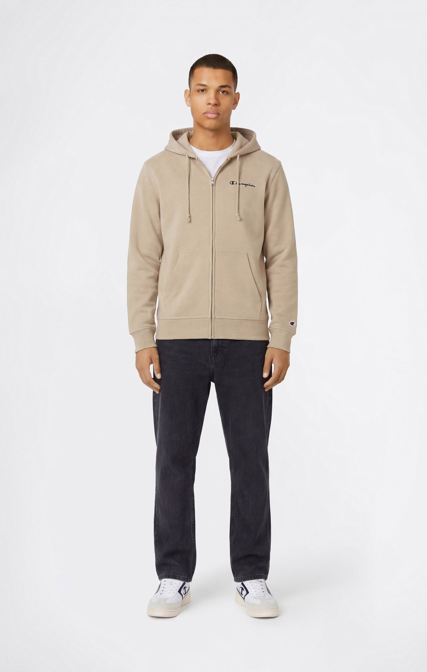 Men's Lightweight Full Zip Hoodie Icons
