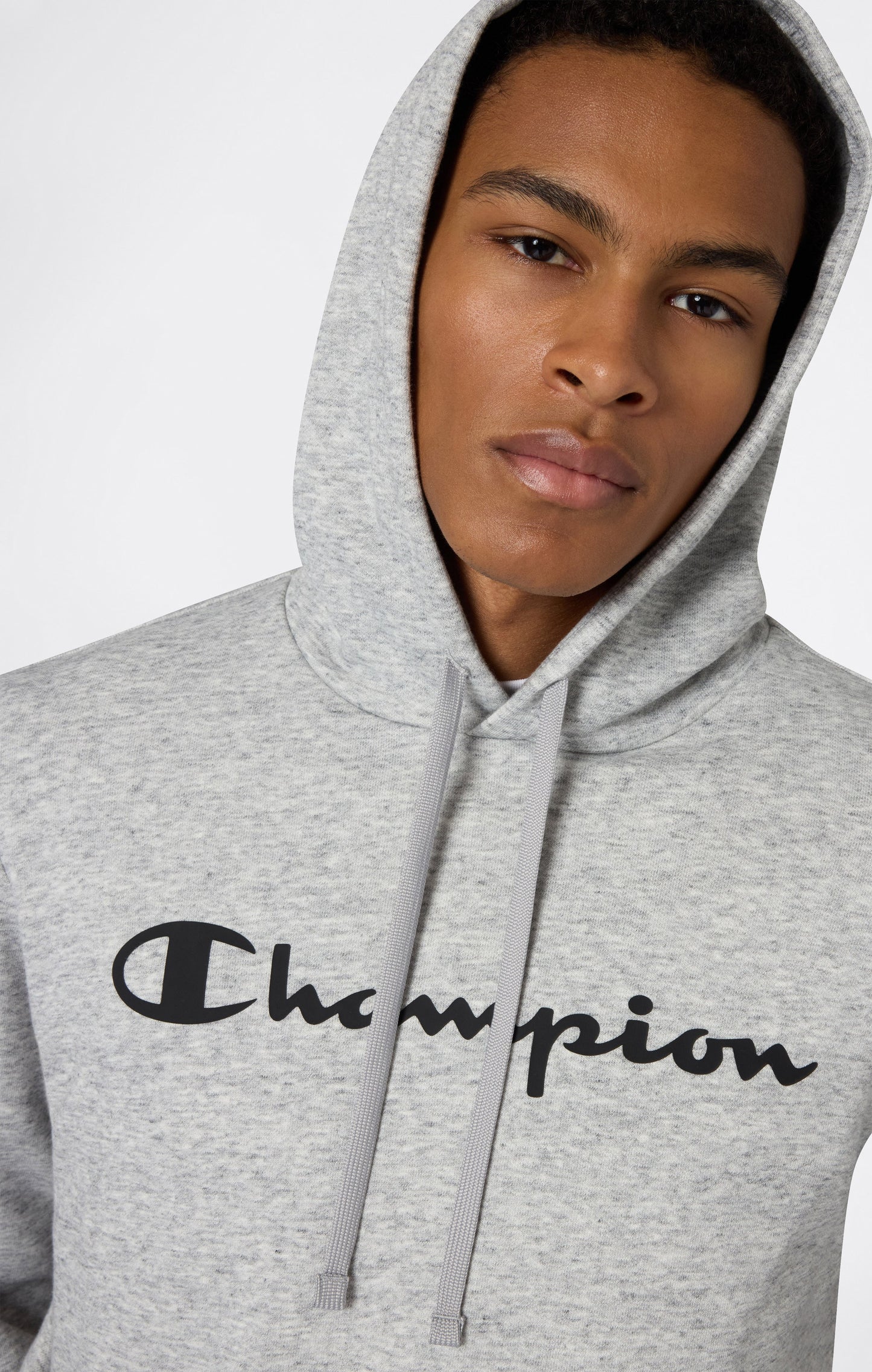 Men's Lightweight Hooded Sweatshirt with Maxi Printed Logo