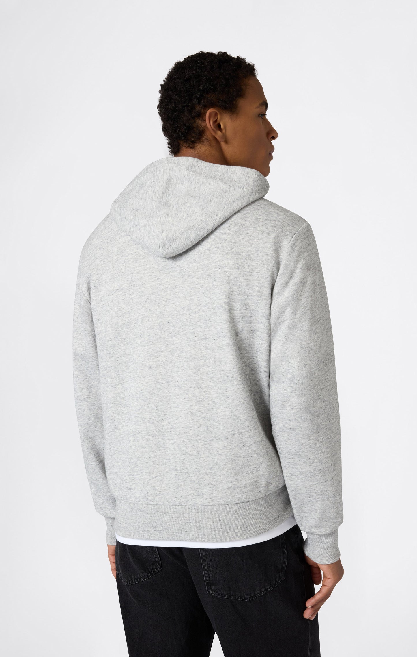 Men's Lightweight Hooded Sweatshirt with Maxi Printed Logo