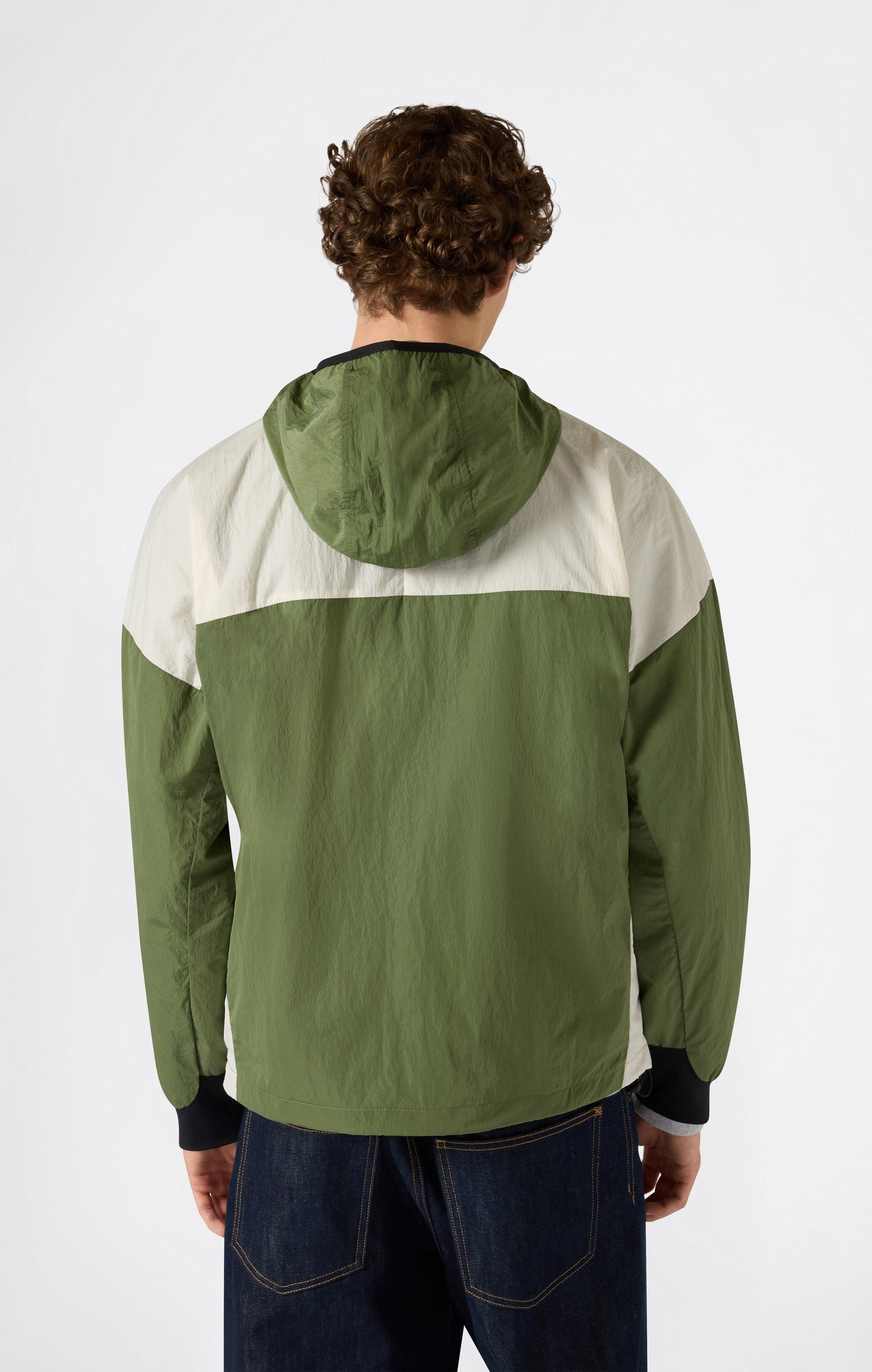 Men's Lightweight Hooded Windbreaker Jacket