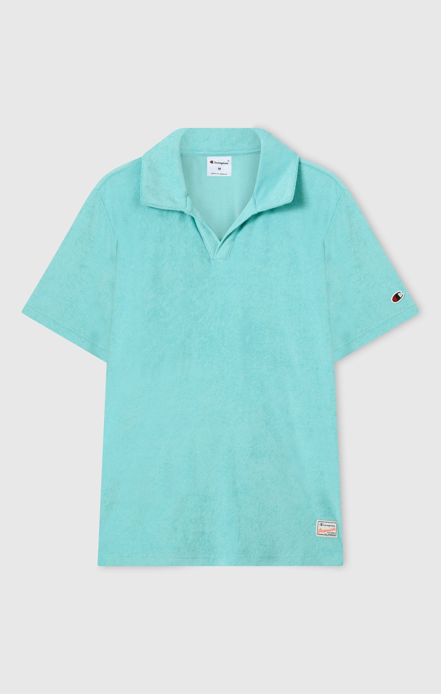 Men's Towel Terry Polo Shirt