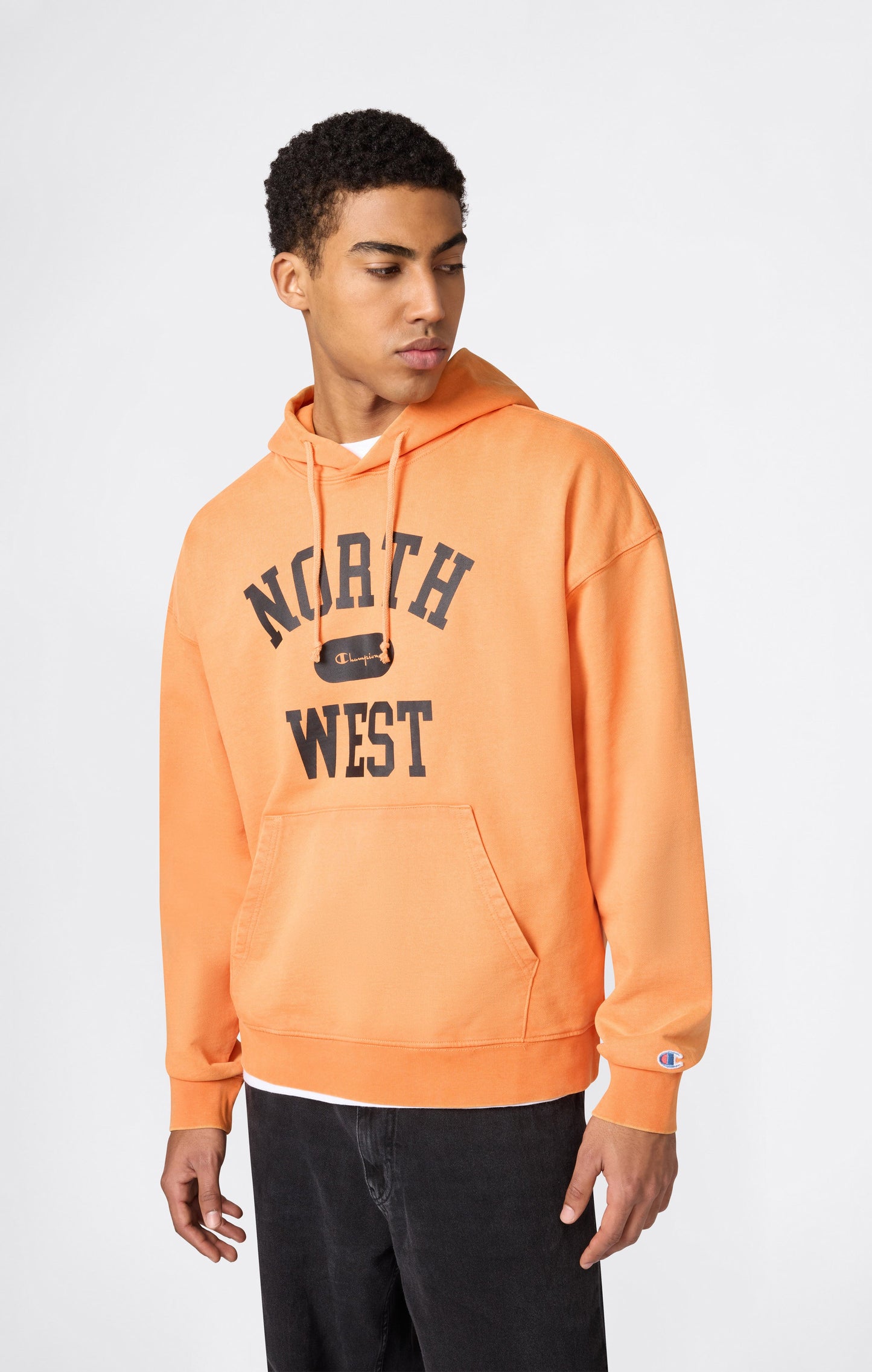 Herren Kapuzenpullover im East-West-Stil