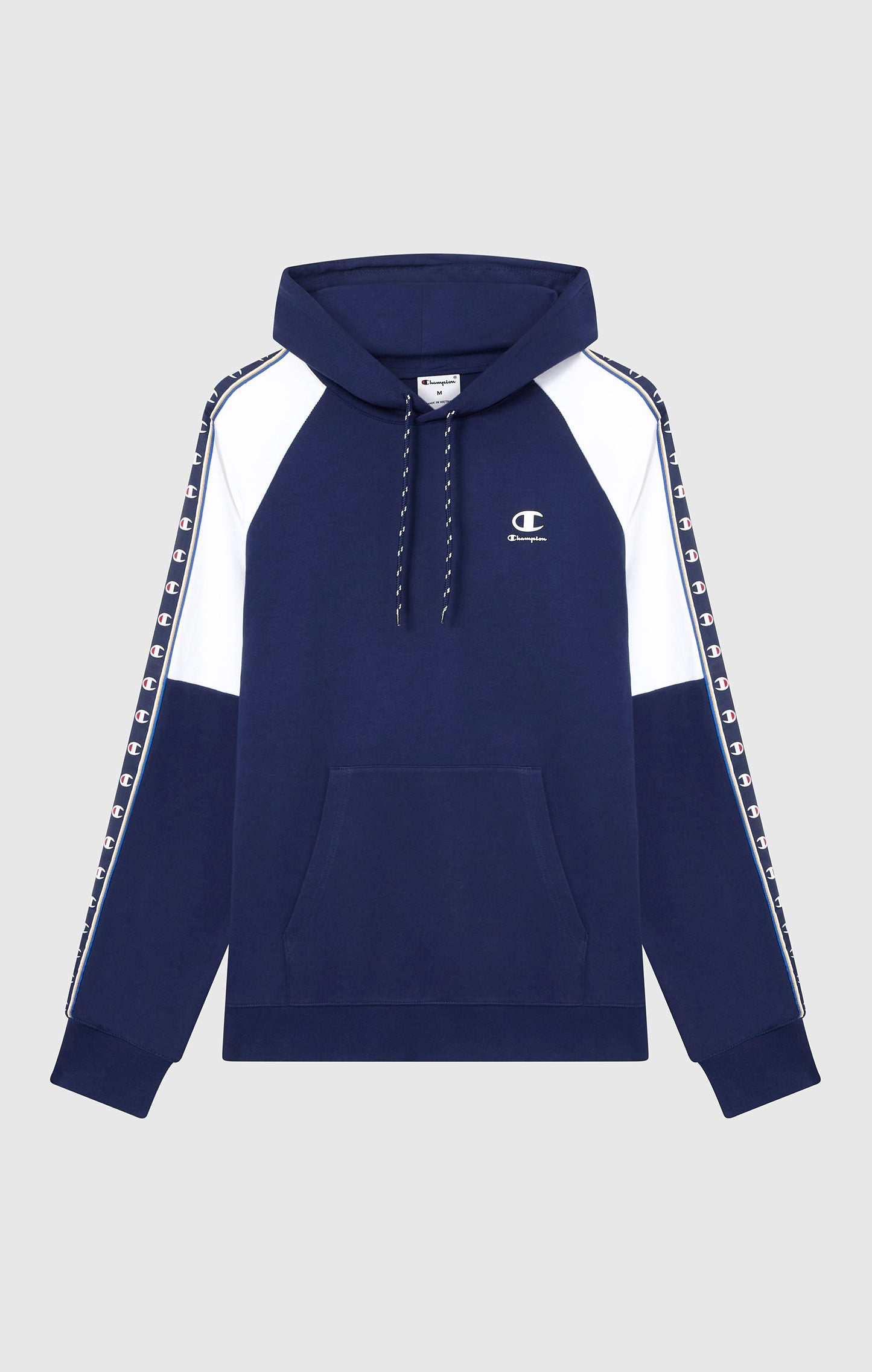 Men's Interlock Tape Logo Hooded Sweatshirt