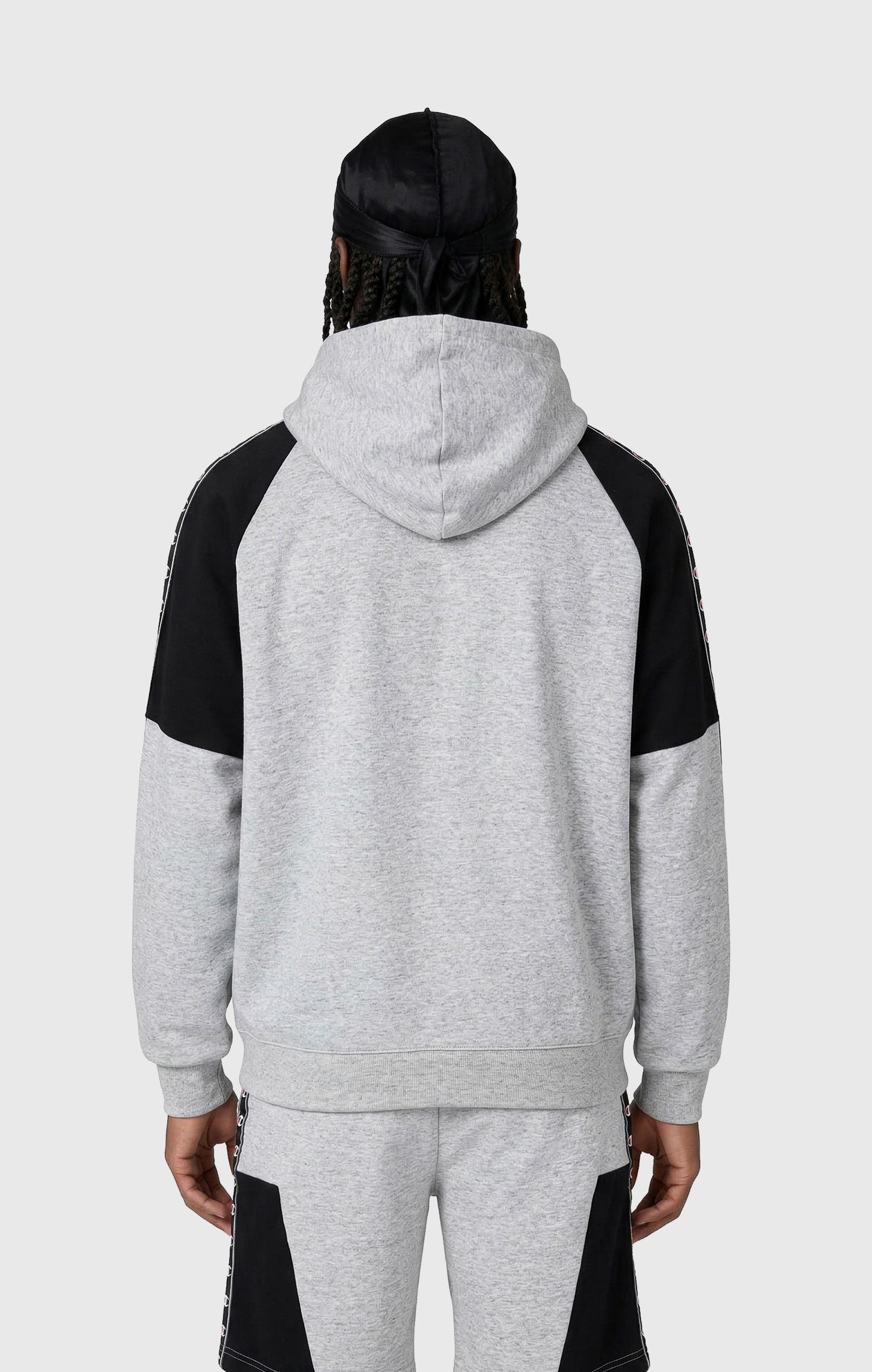 Men's Interlock Tape Logo Hooded Sweatshirt