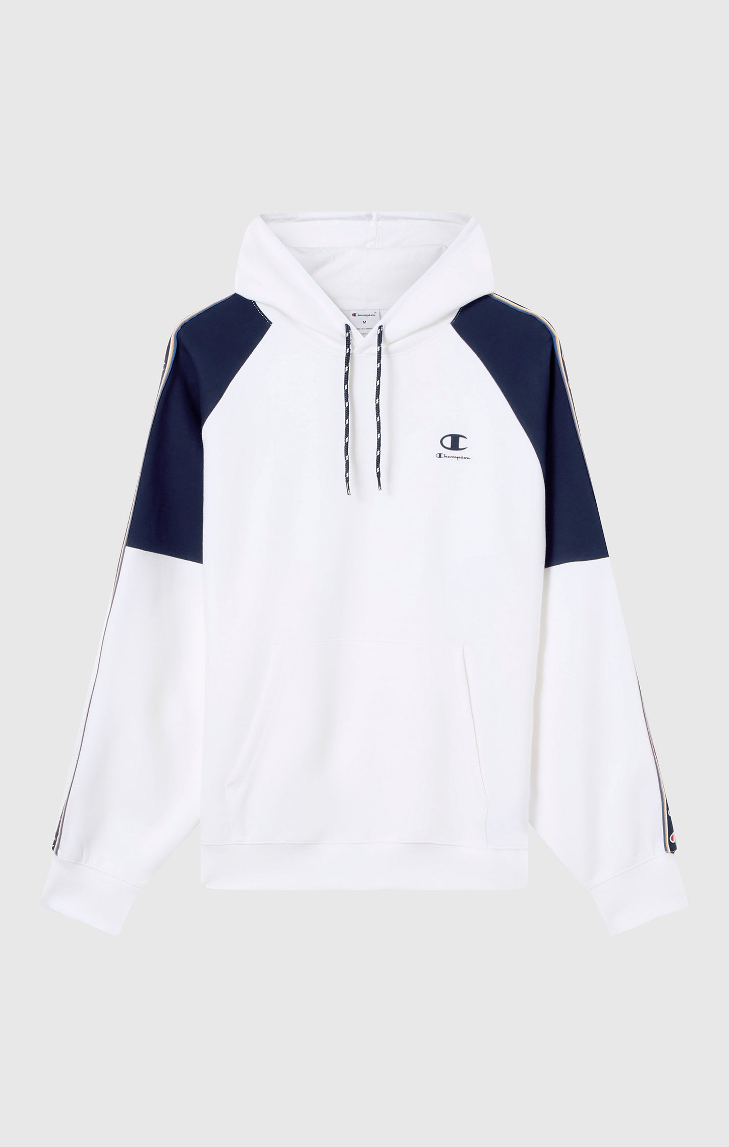Men's Interlock Tape Logo Hooded Sweatshirt