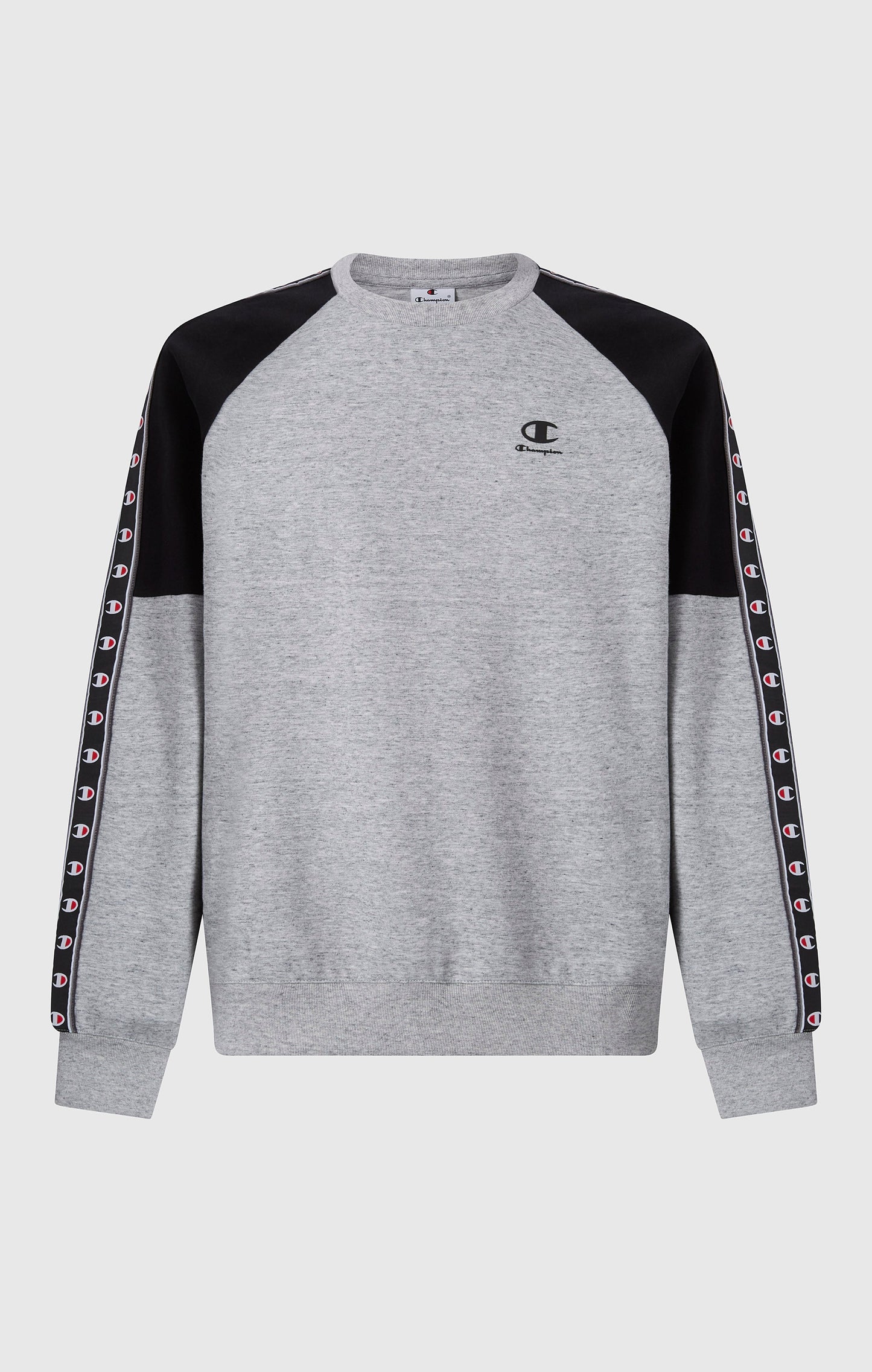 Men's Interlock Tape Logo Crewneck Sweatshirt