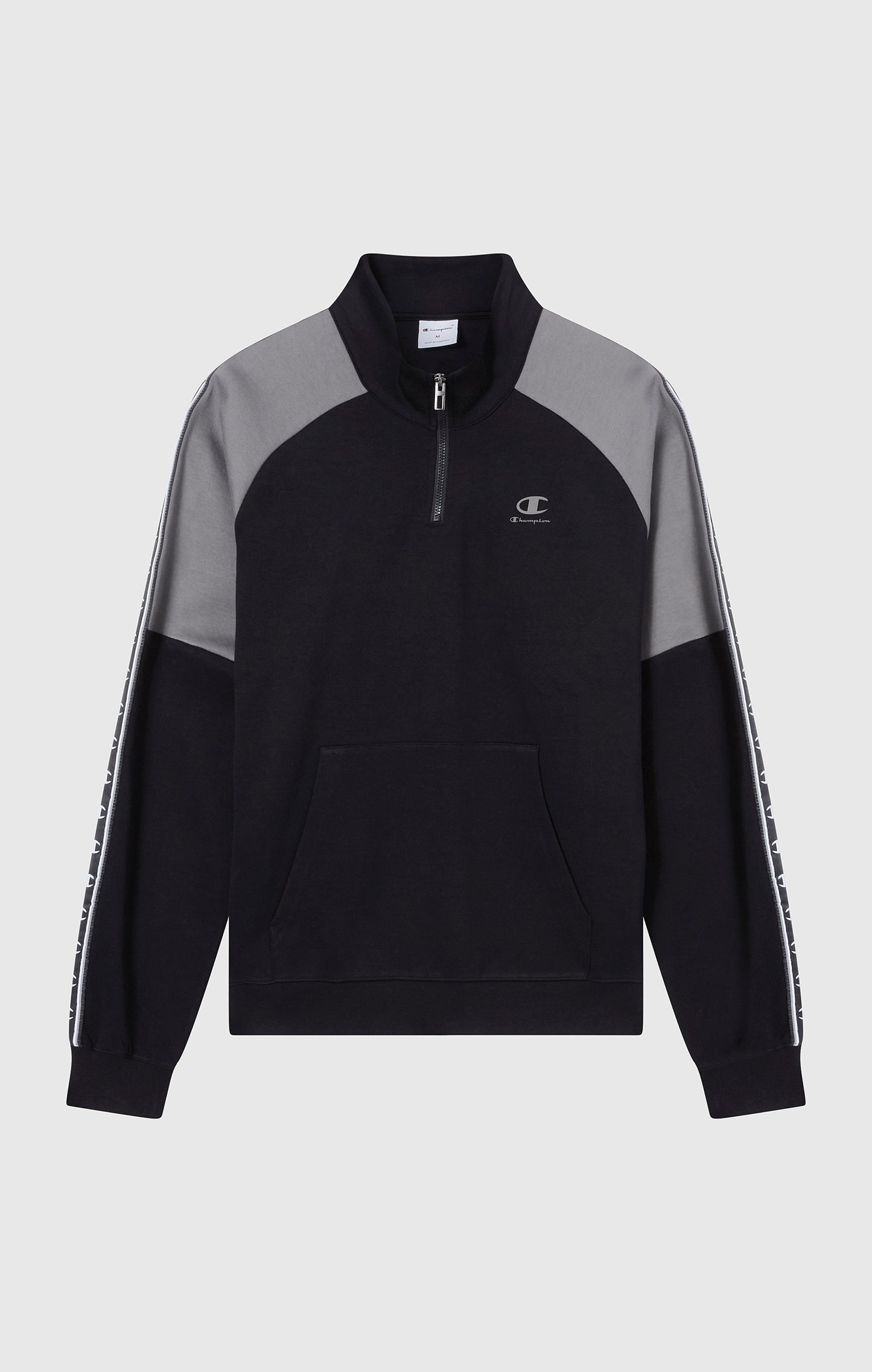 Men's Interlock Half Zip Tape Logo Sweatshirt