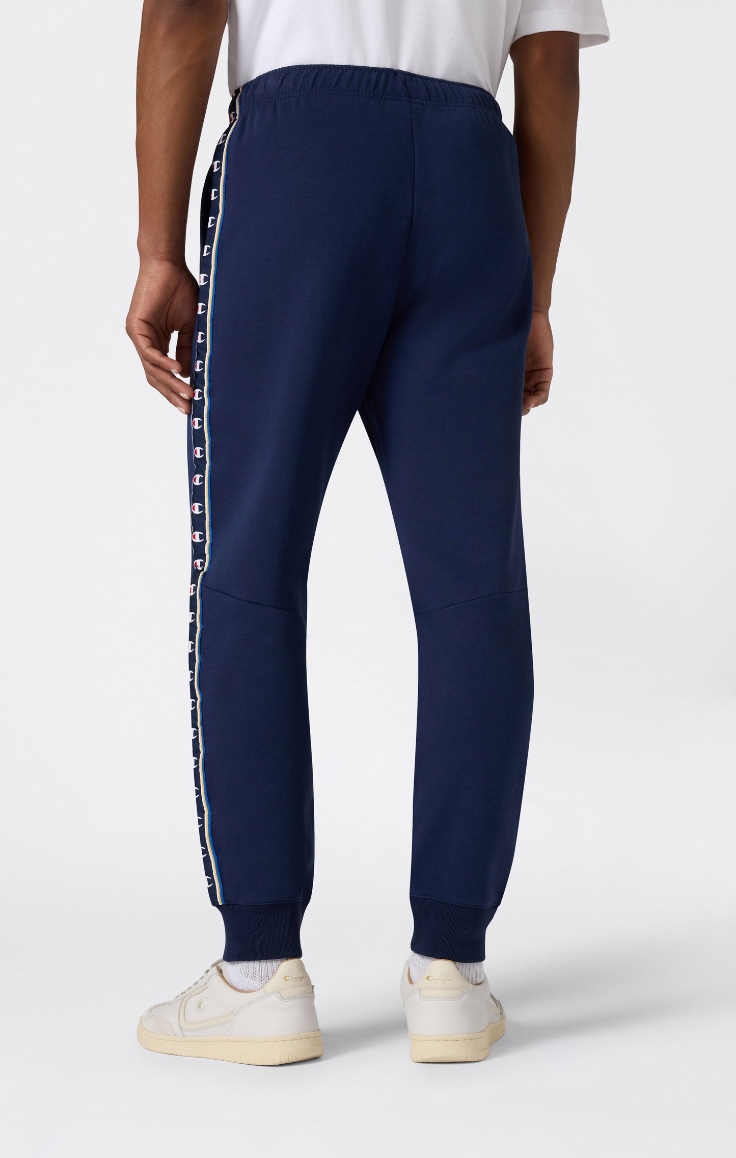 Men's Interlock Tape Logo Rib Cuff Pants