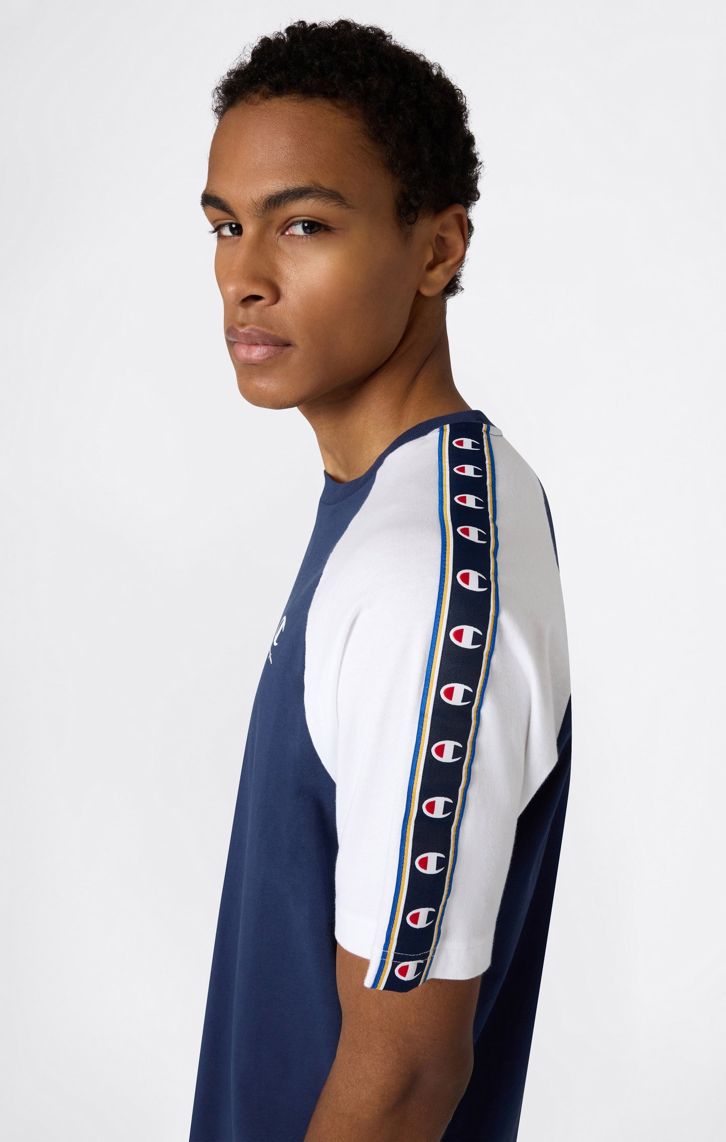 Men's Tape Logo Raglan Sleeve T-Shirt