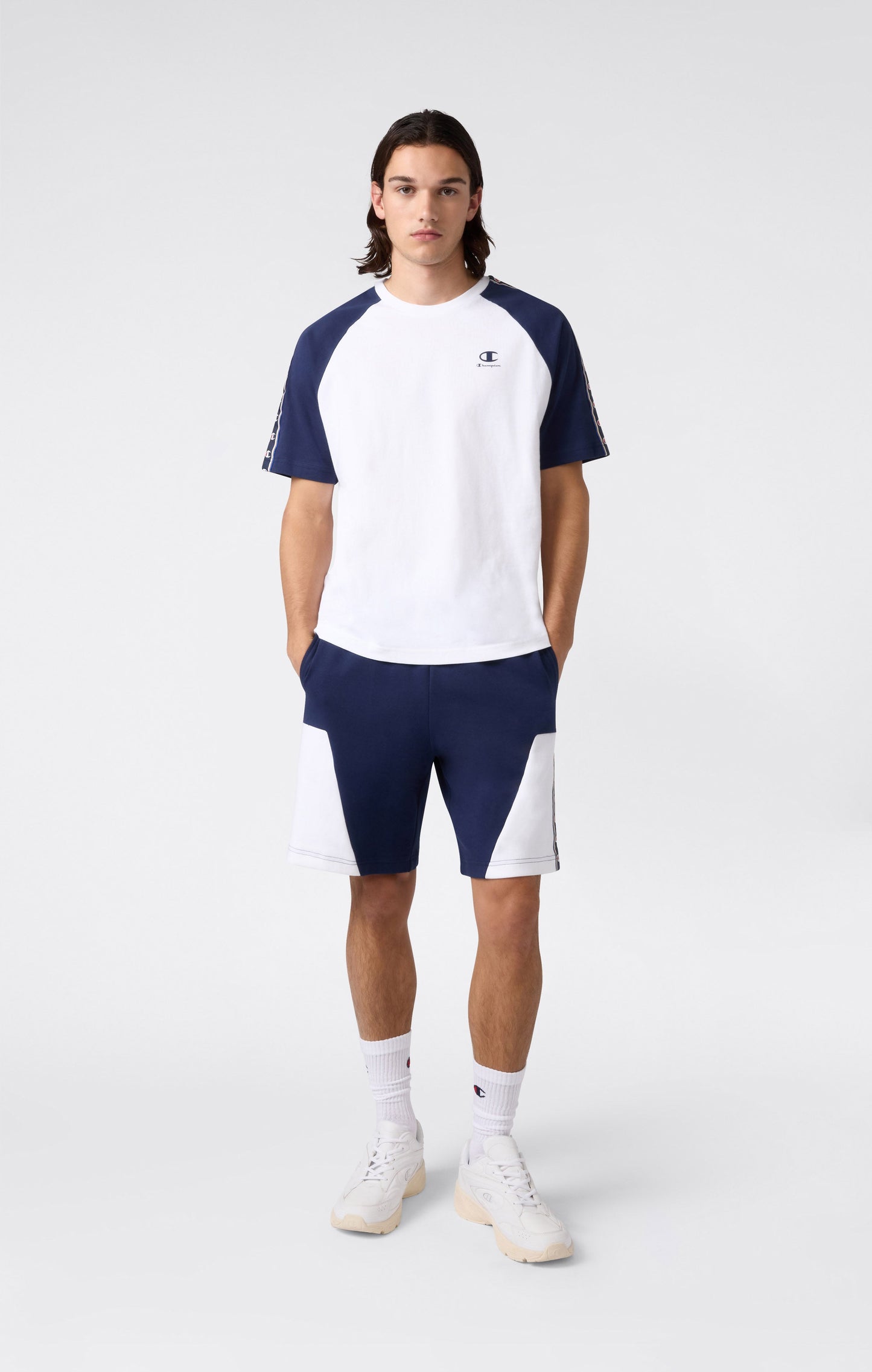 Men's Tape Logo Raglan Sleeve T-Shirt