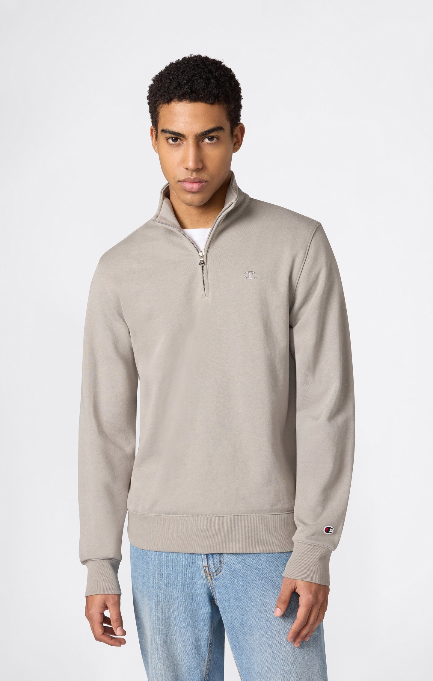 Men's Lightweight Half Zip Sweatshirt Icons