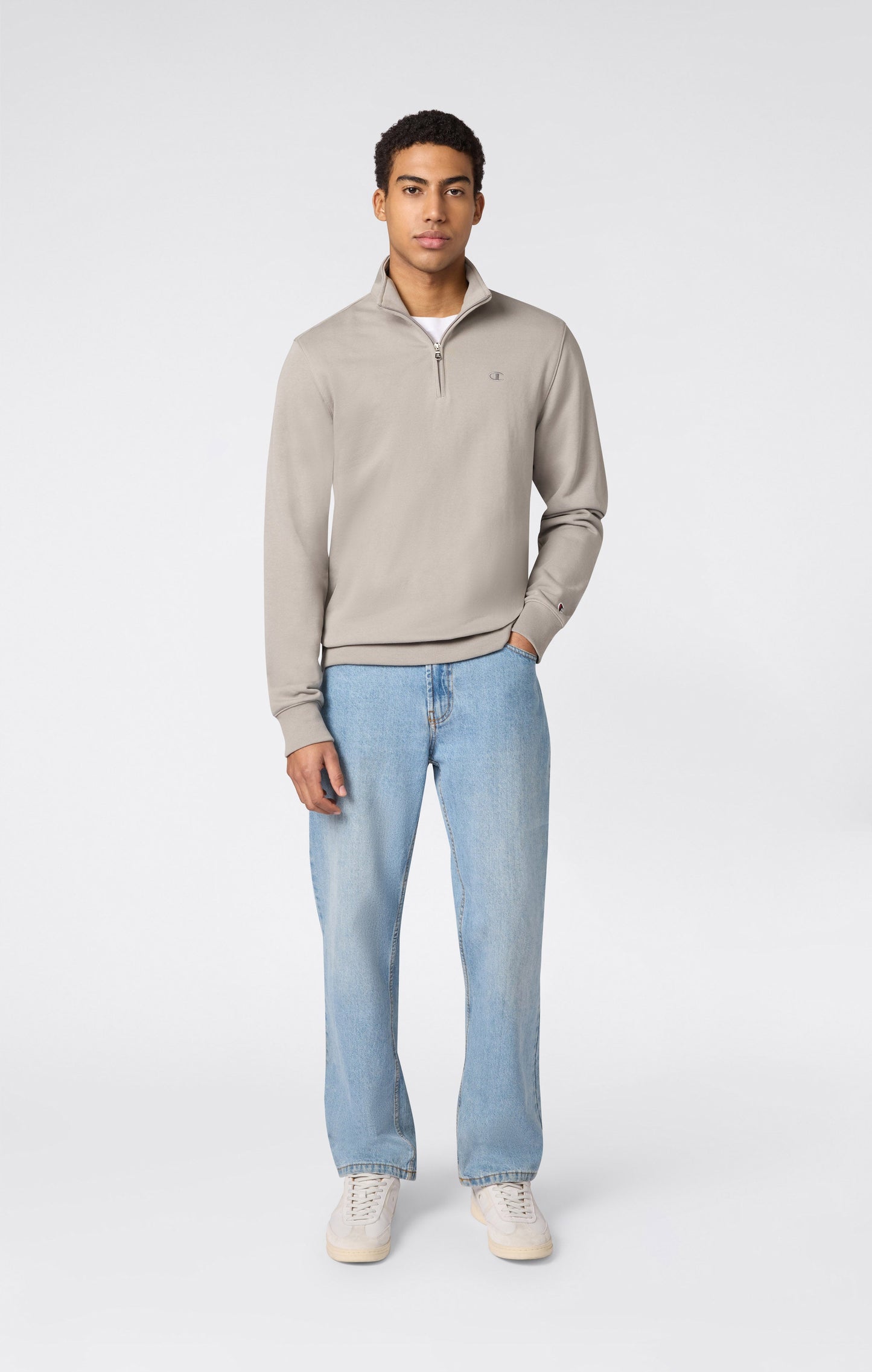 Men's Lightweight Half Zip Sweatshirt Icons