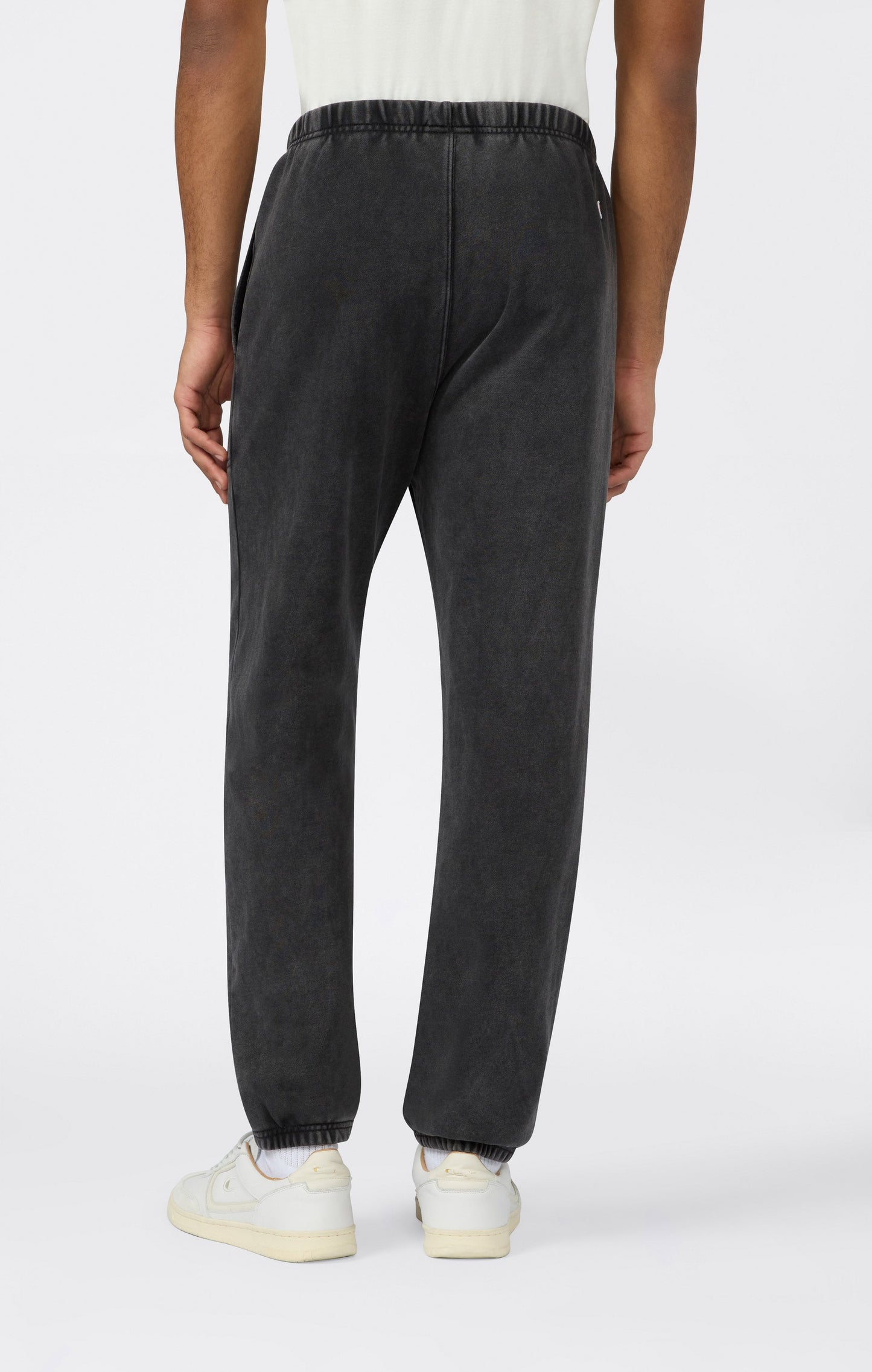 Men's Elasticated Pants with Washed Effect Icons