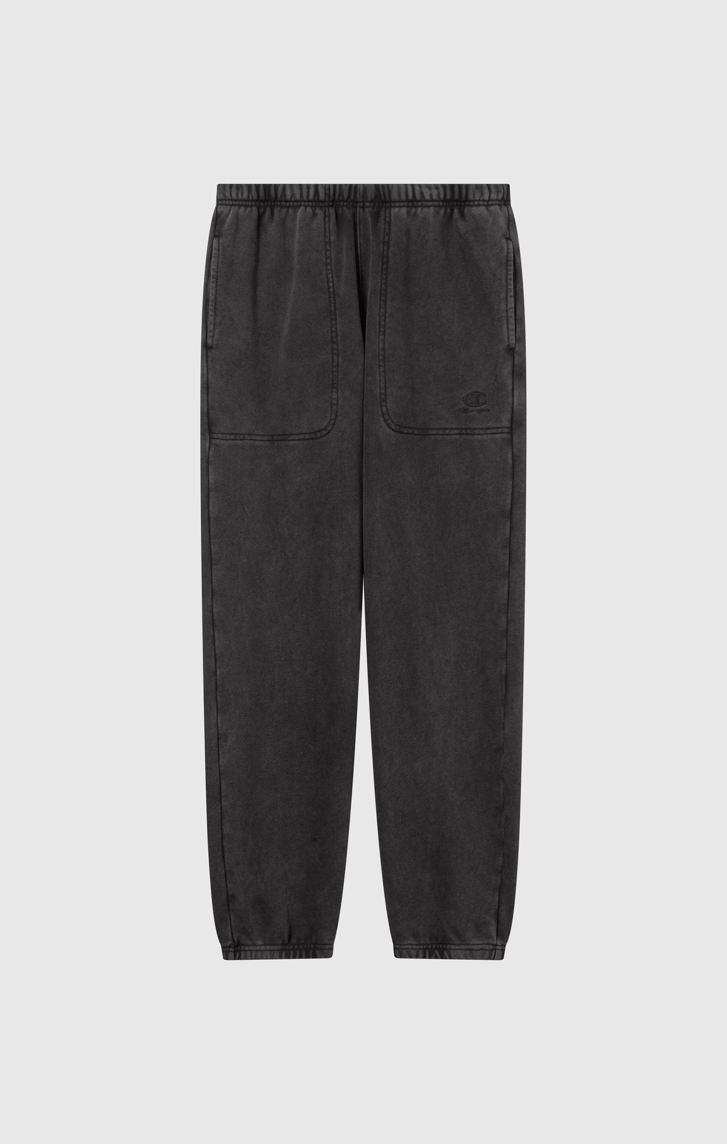 Men's Elasticated Pants with Washed Effect Icons