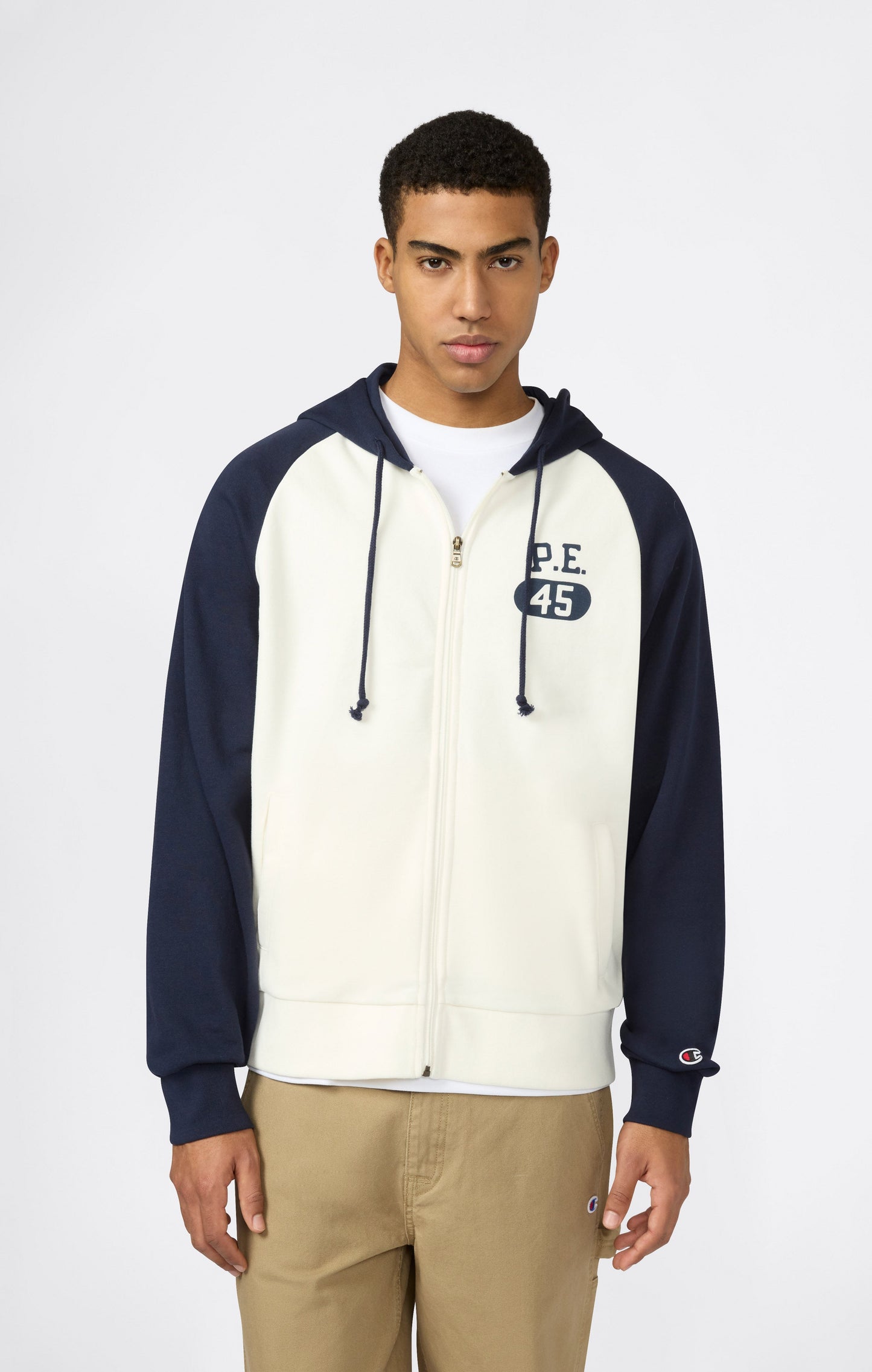 Men's Relax Fit Full Zip Hooded Sweatshirt