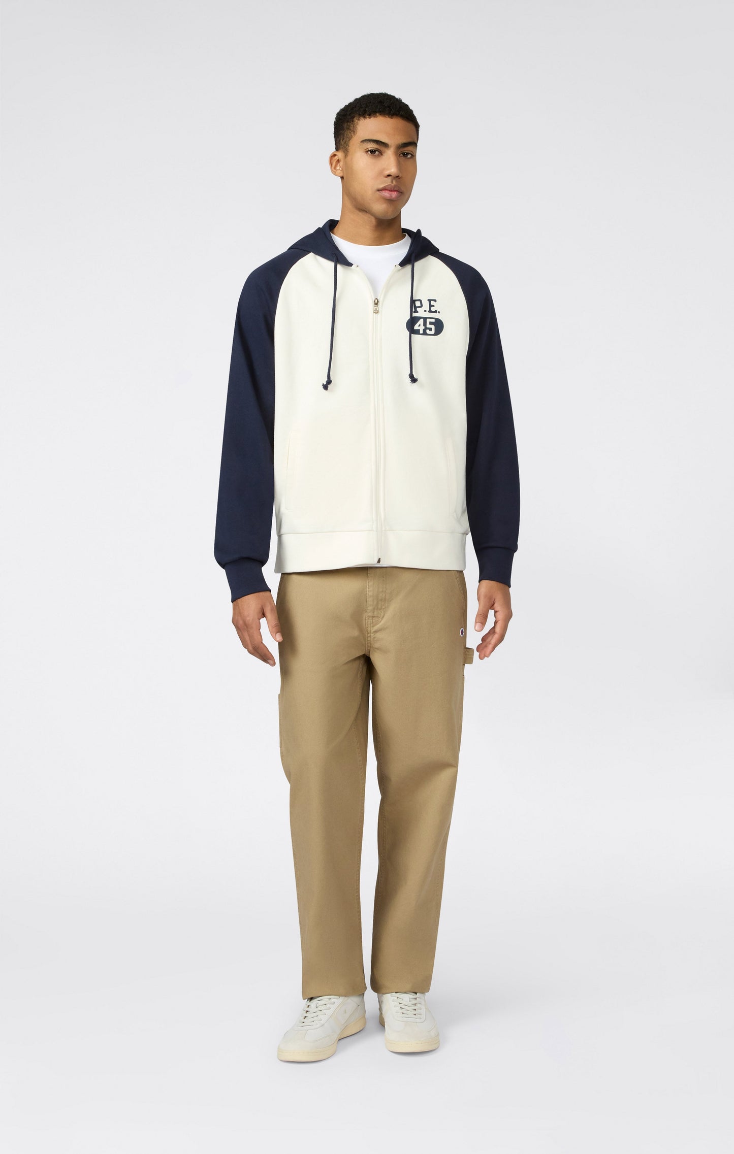 Men's Relax Fit Full Zip Hooded Sweatshirt