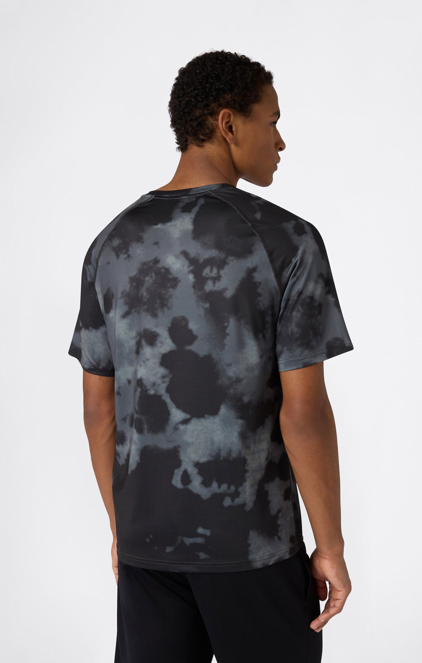 Herren schnelltrocknendes bedrucktes Sport-T-Shirt
