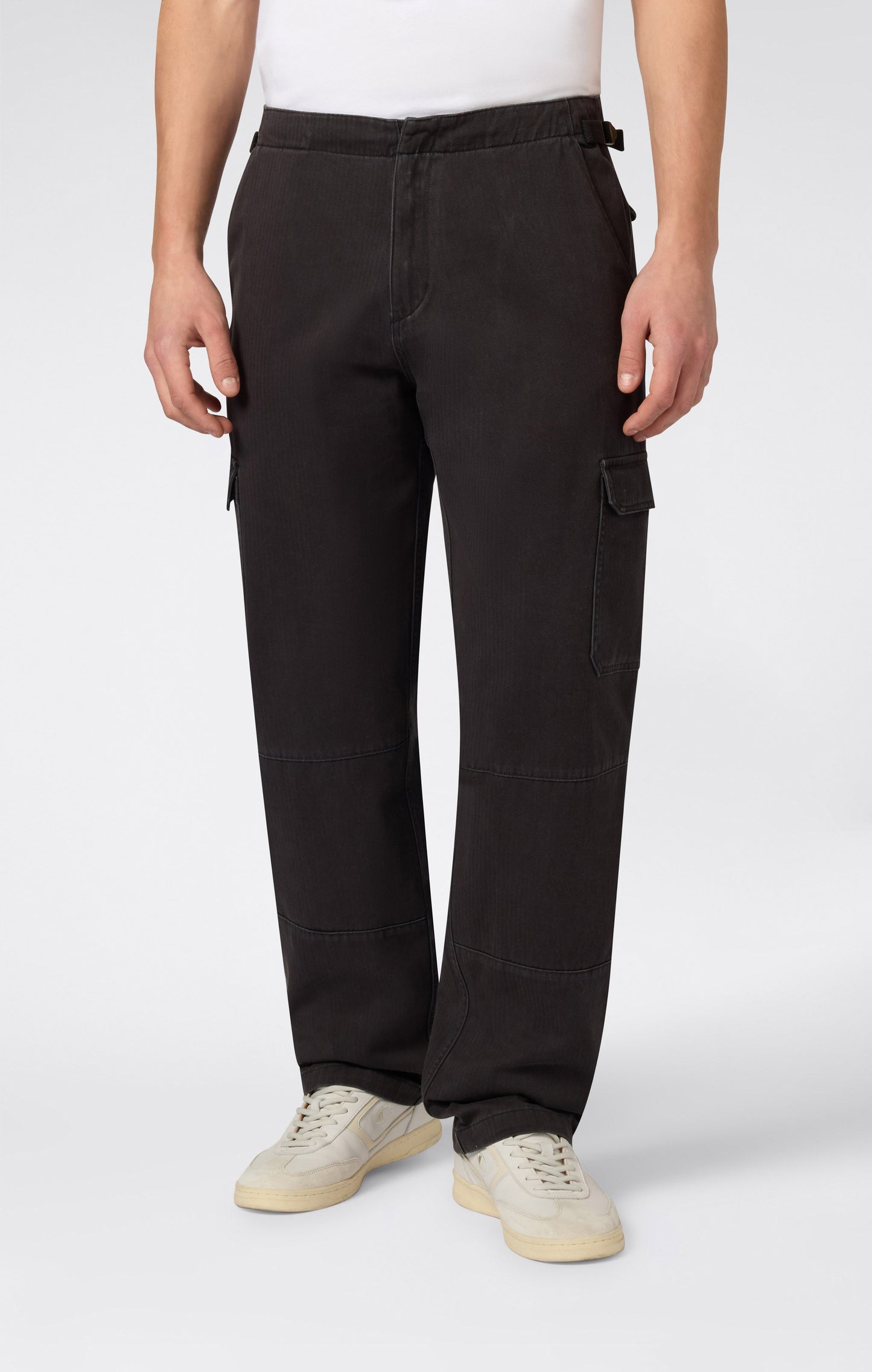 Men's Woven Cargo Straight Hem Pants