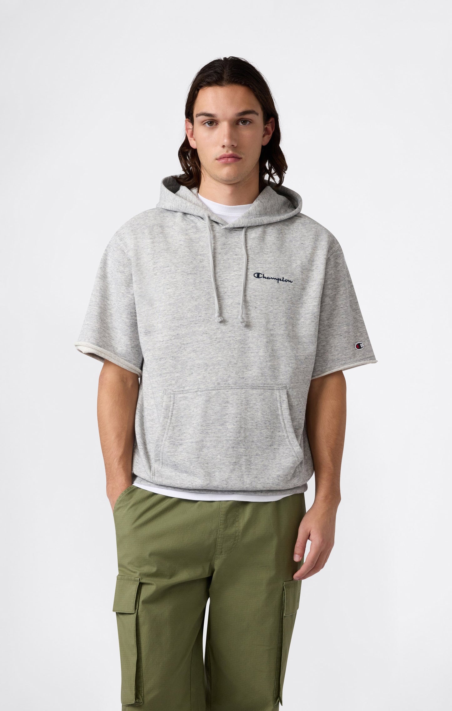 Men's Short Sleeve Hooded Sweatshirt Icons