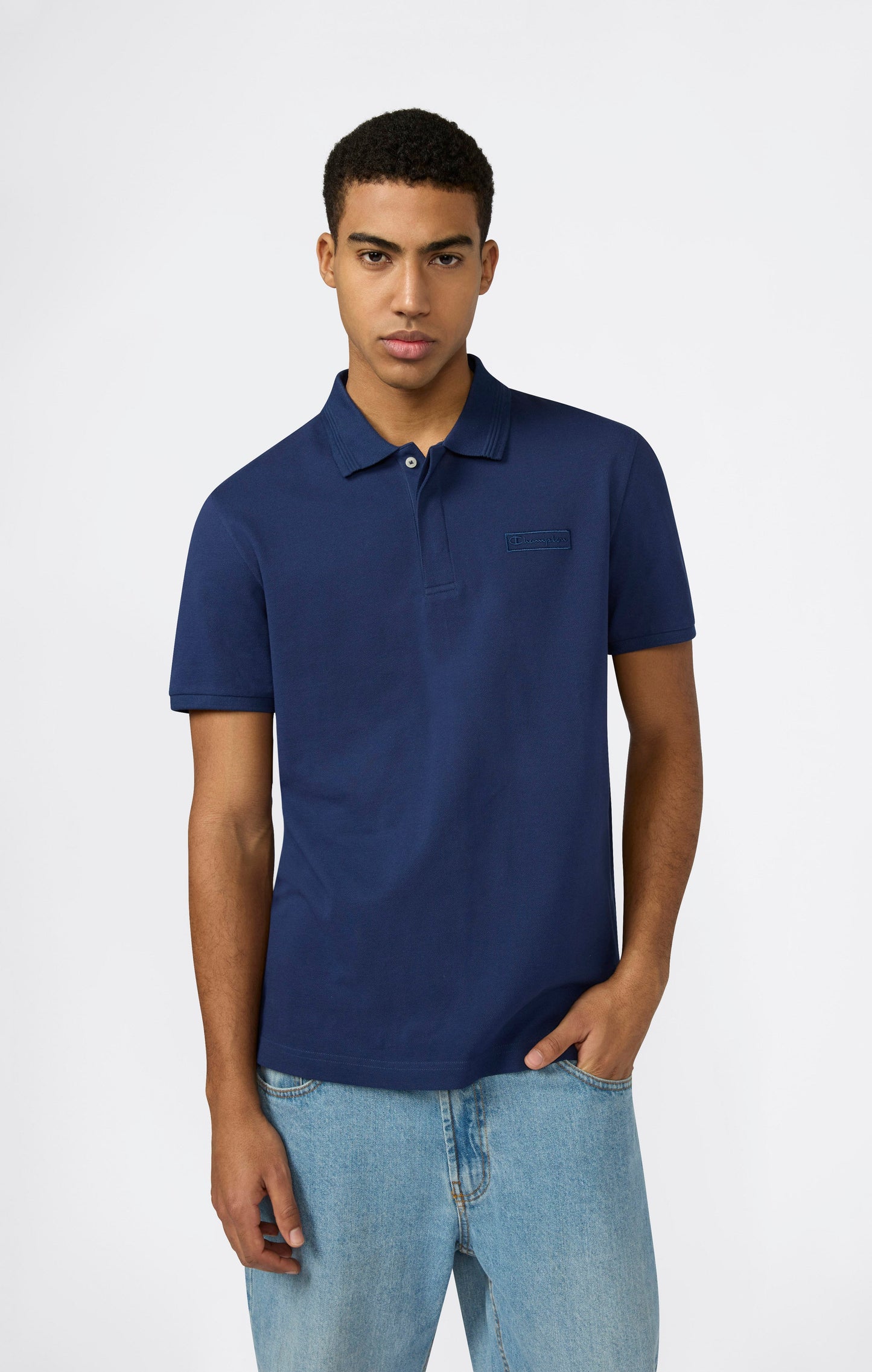 Men's Polo with Embroidered Logo