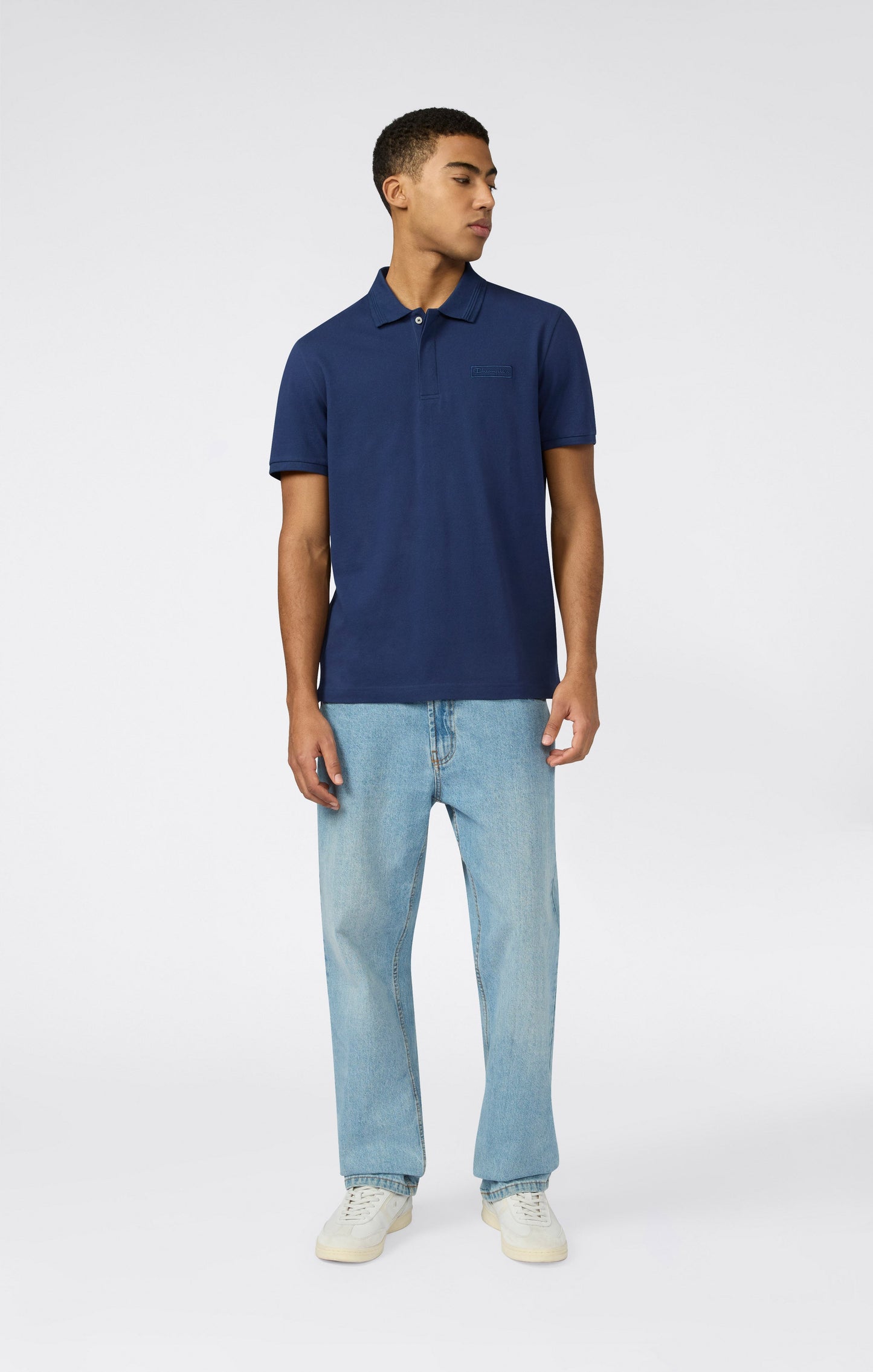 Men's Polo with Embroidered Logo