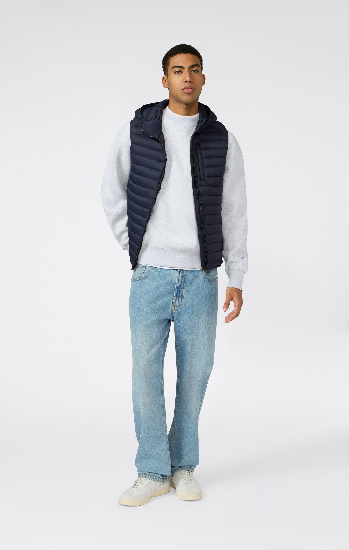 Men's Padded Hooded Vest
