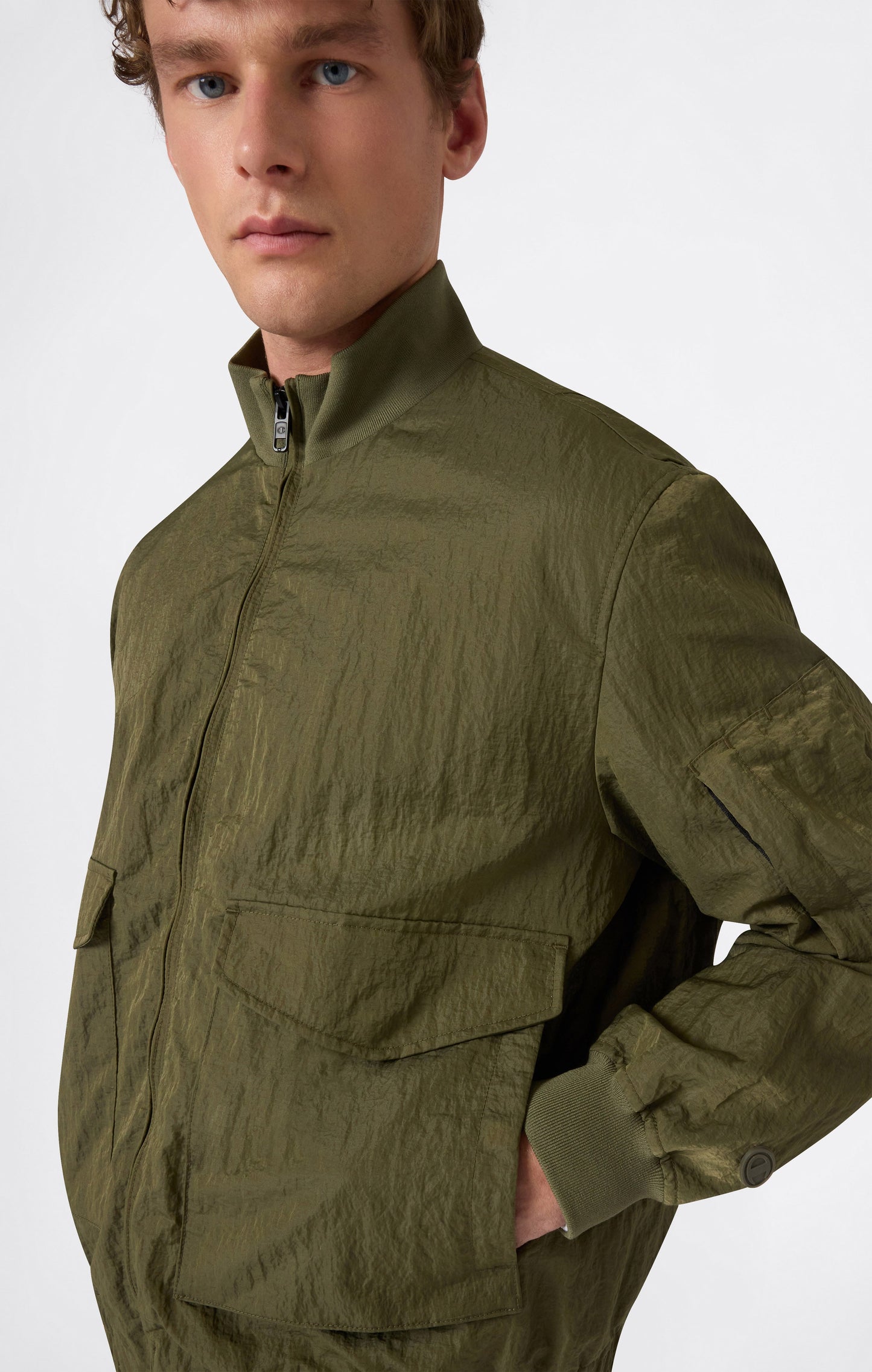 Men's Full Zip Nylon Jacket