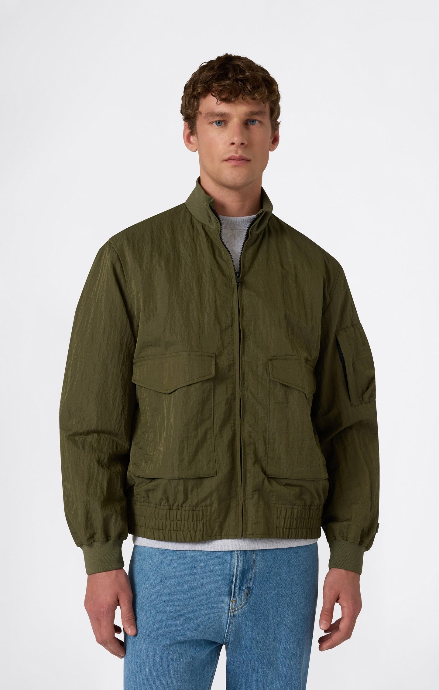 Men's Full Zip Nylon Jacket