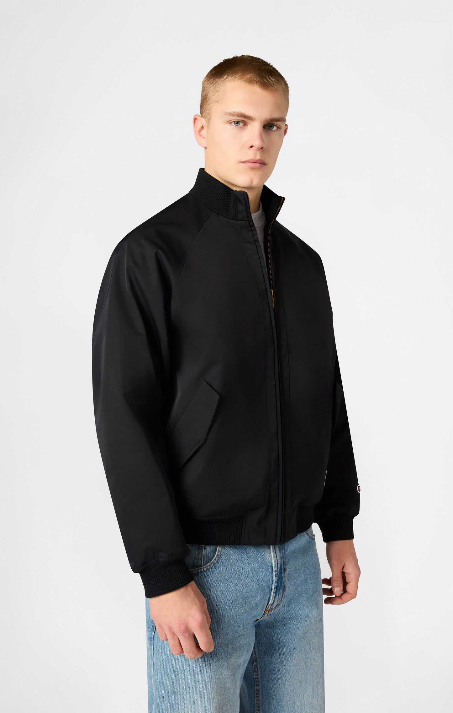 Herren-Jacke mit durchgehendem Reißverschluss
