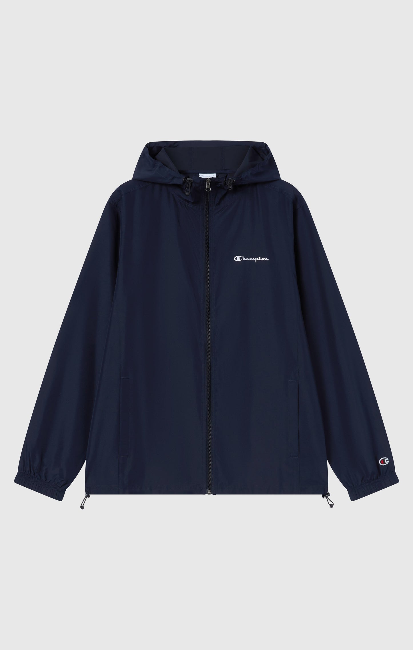Men's Lightweight Full Zip Hooded Windbreaker Jacket