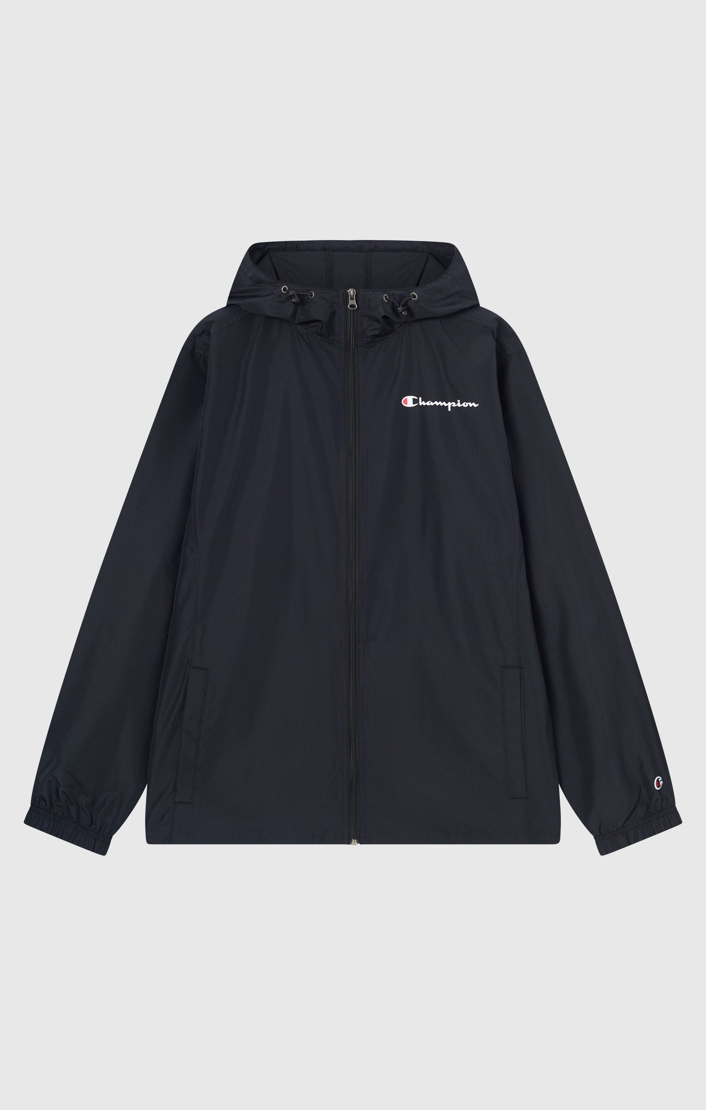 Men's Lightweight Full Zip Hooded Windbreaker Jacket