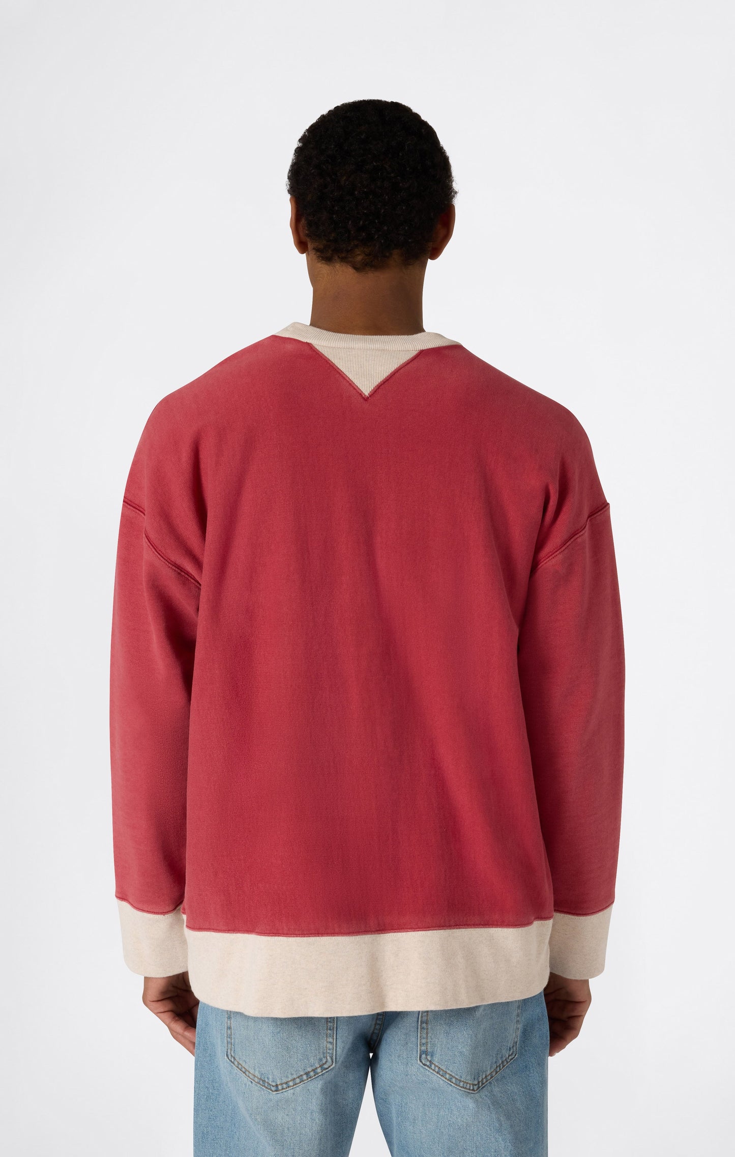 Herren Reverse Weave Rundhals-Sweatshirt Time Capsule