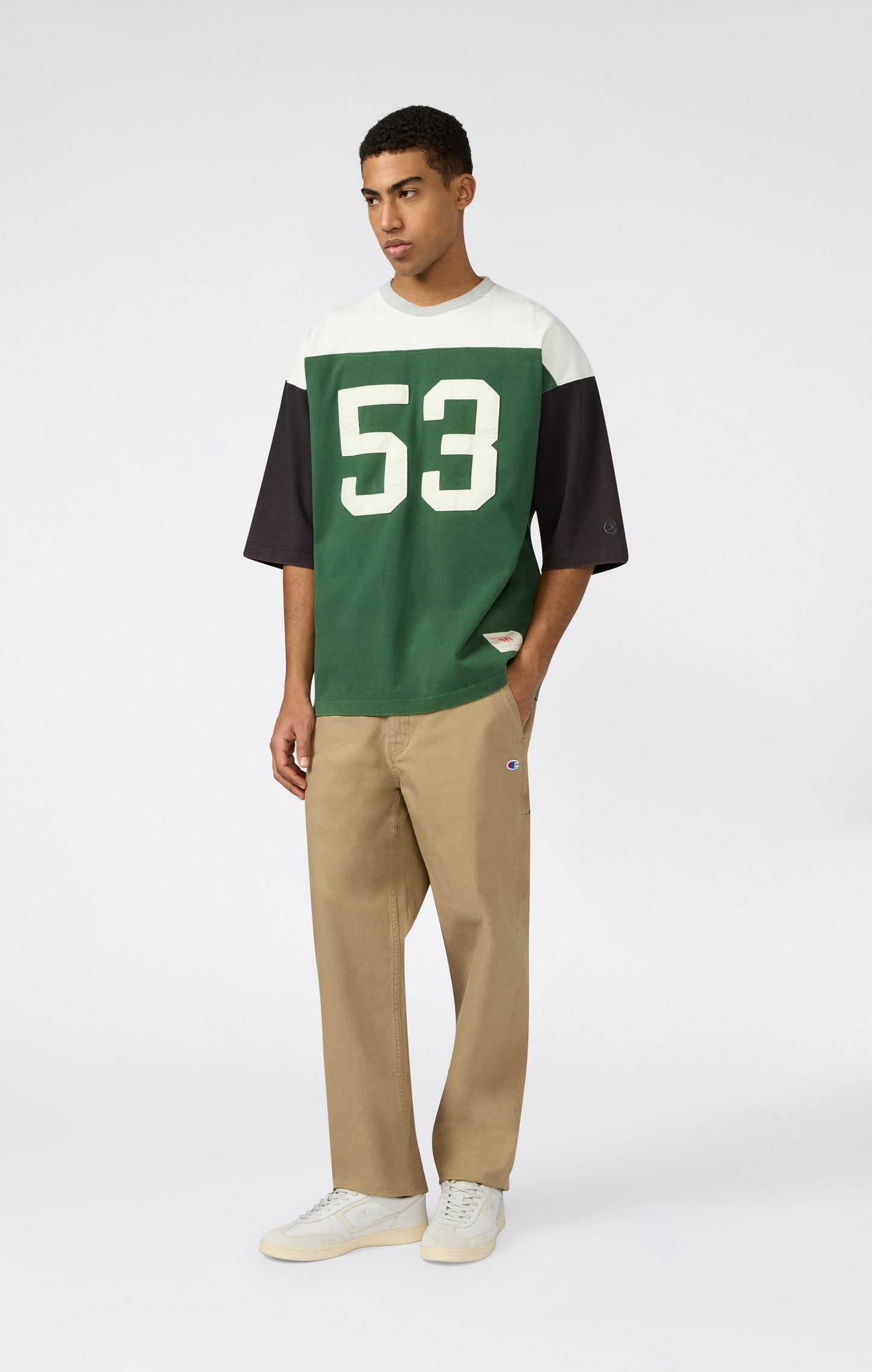 Men's 3/4 Sleeve Football-Inspired T-Shirt Time Capsule