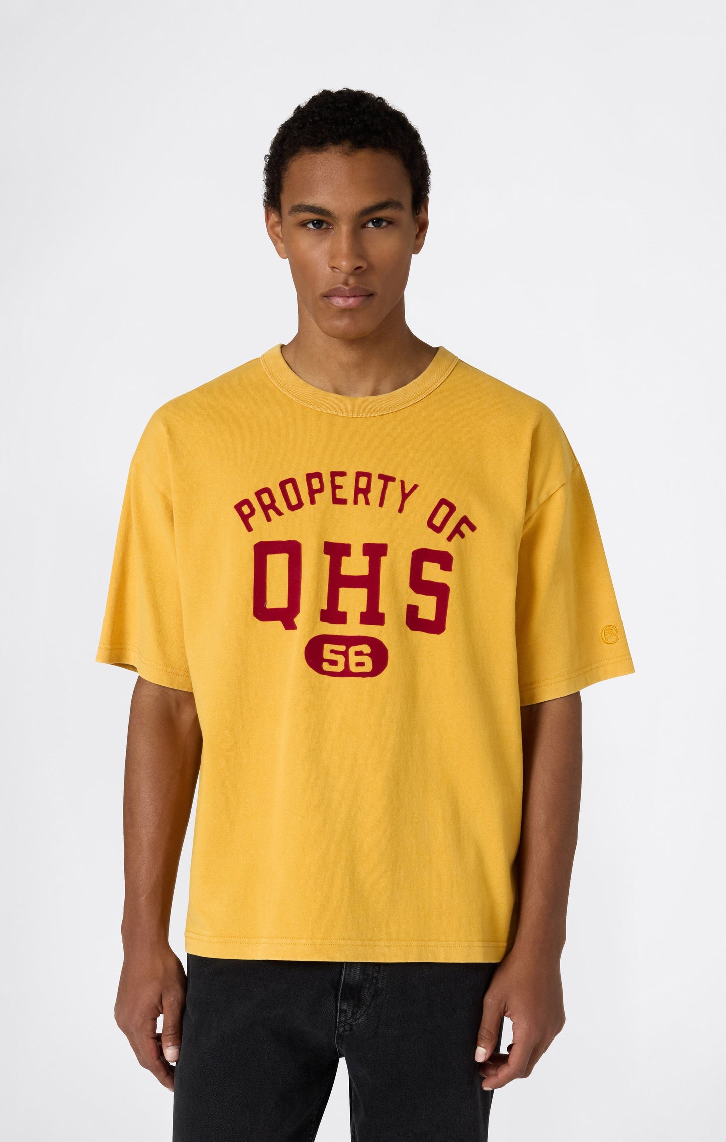 Men's Collegiate-Inspired Crewneck T-Shirt Time Capsule