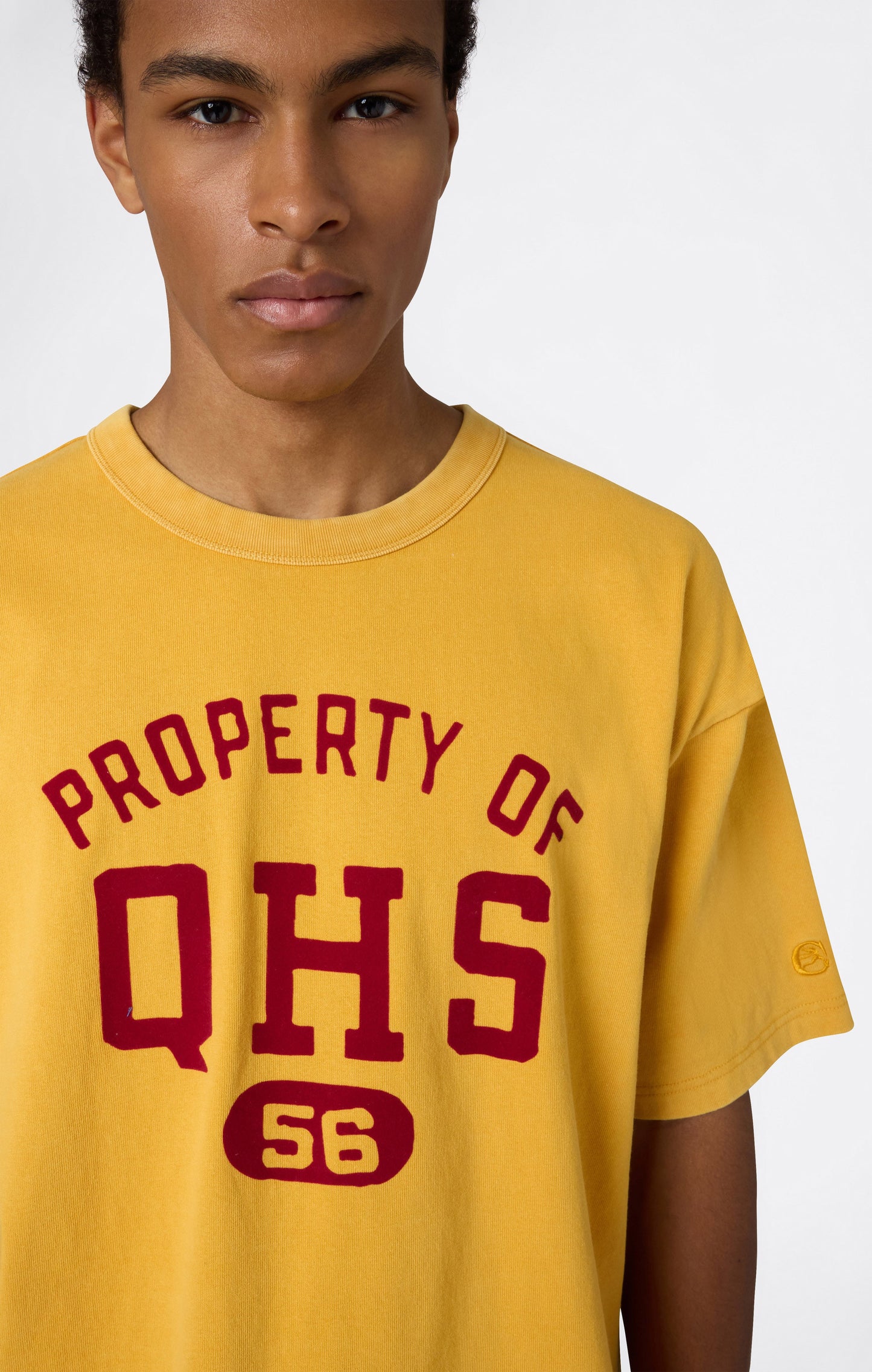 Men's Collegiate-Inspired Crewneck T-Shirt Time Capsule