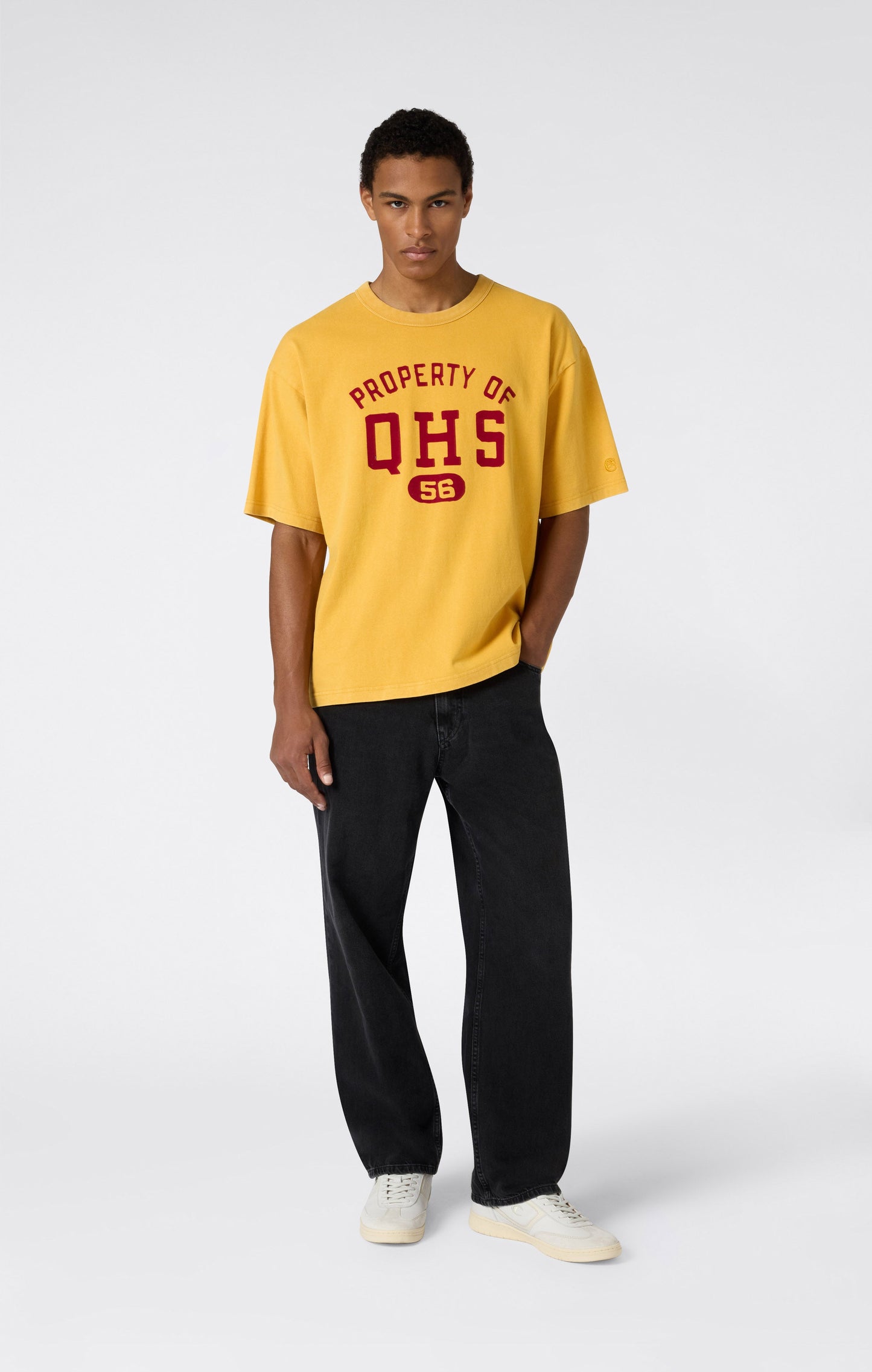 Men's Collegiate-Inspired Crewneck T-Shirt Time Capsule